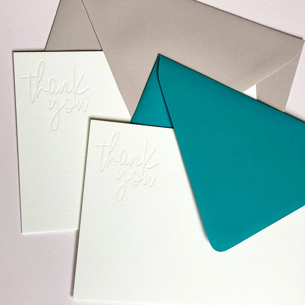 Stack Paper Press - Thank You Note Stationery Set