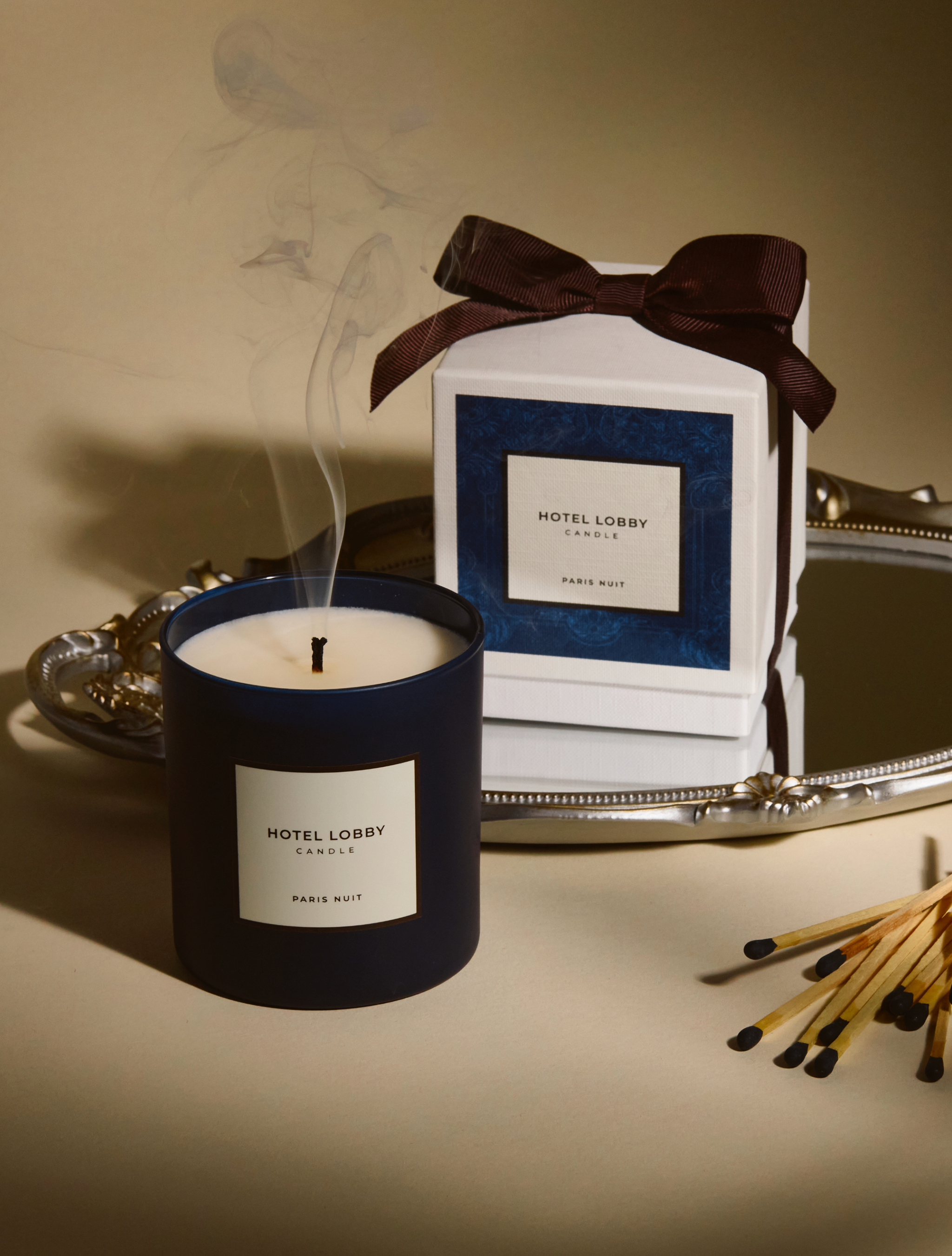 Hotel Lobby Candle - Paris Nuit - Luxury Fall Scented Candle