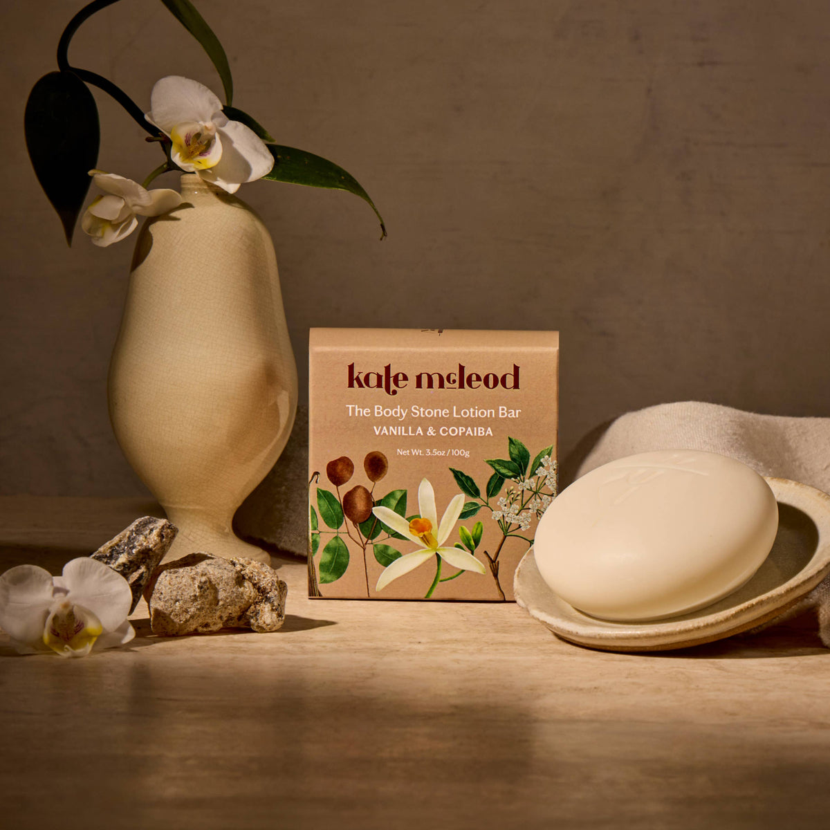 Kate McLeod - Vanilla & Copaiba | Deep Moisturizing Lotion Bar
