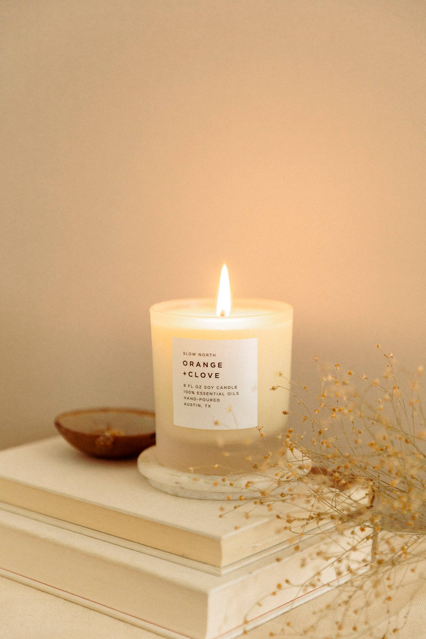 Slow North - Orange + Clove - Non-Toxic Soy Candle
