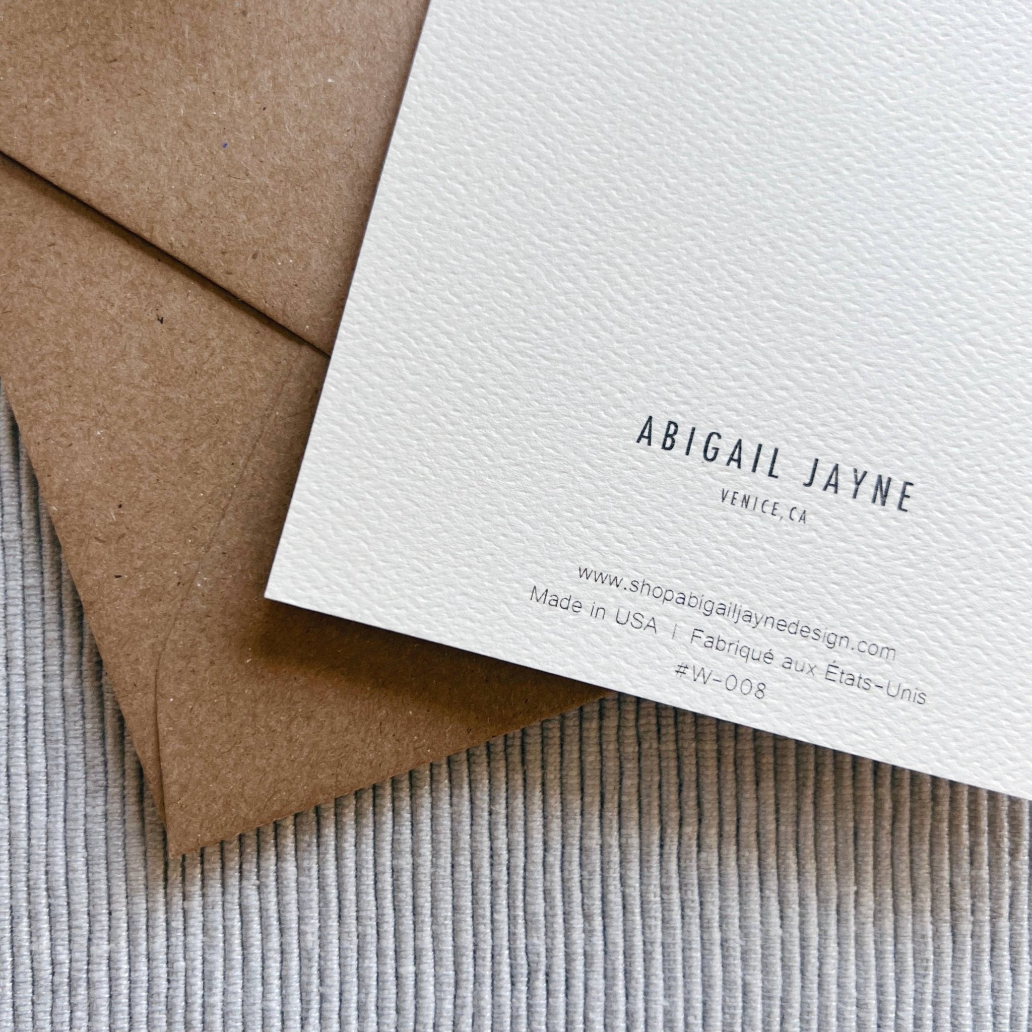 Abigail Jayne Design - Love Floral Greeting Card | Valentine Love Friendship - The Look and Co