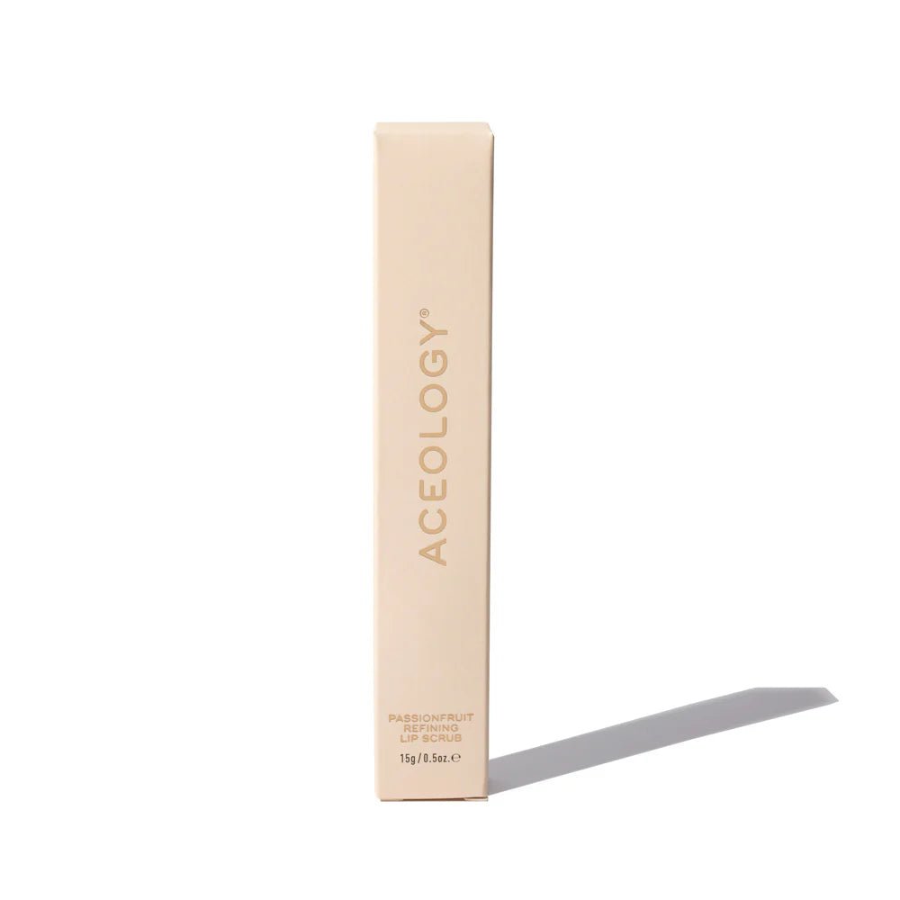 Aceology Passionfruit Refining Lip Scrub - The Look and Co