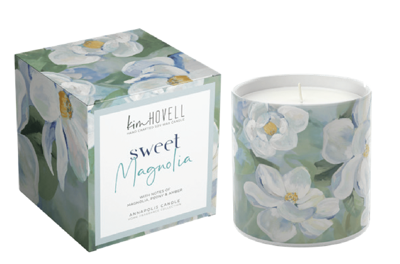 Annapolis Candle - Sweet Magnolia Boxed Candle - Kim Hovell - The Look and Co