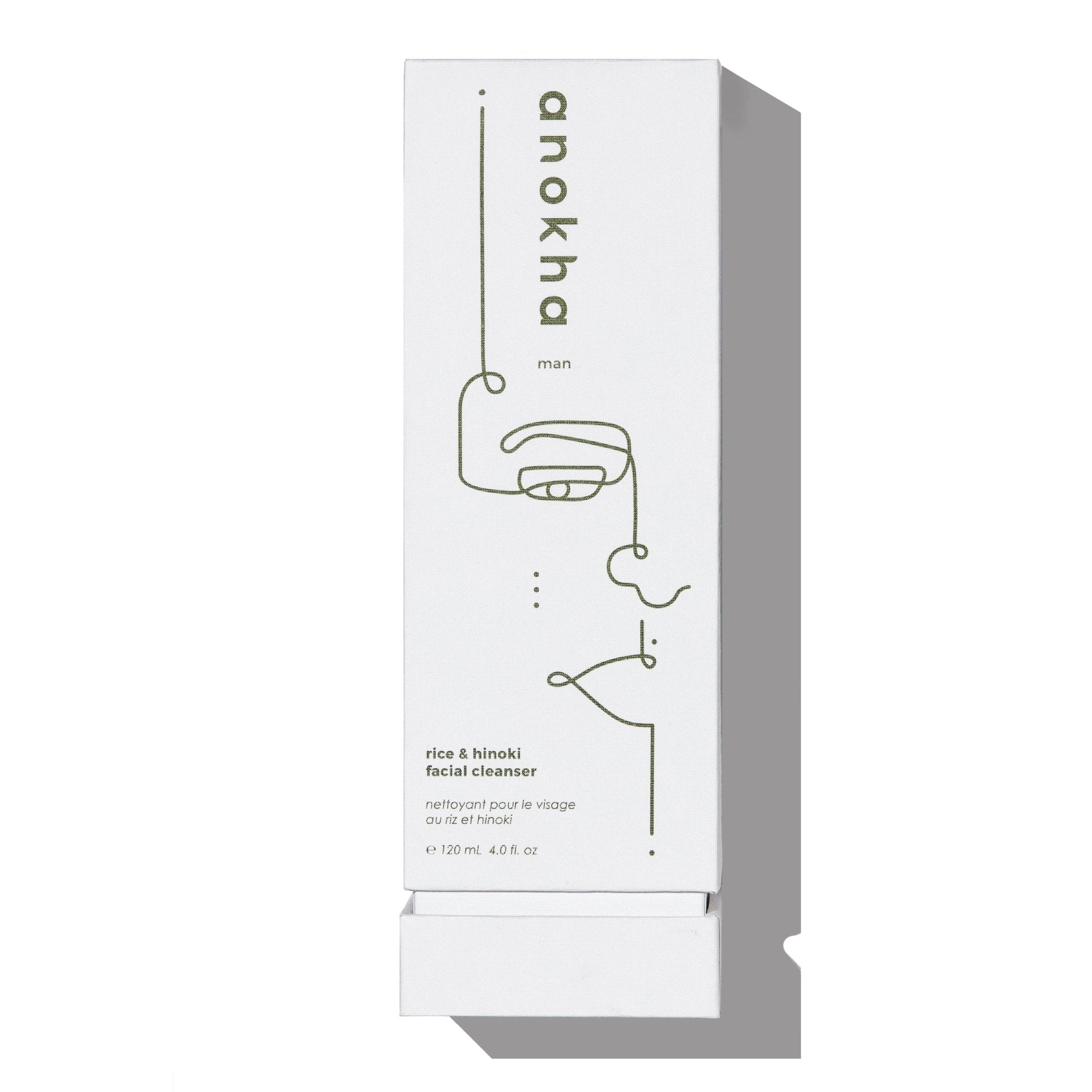 anokha - Rice & hinoki facial cleanser - The Look and Co