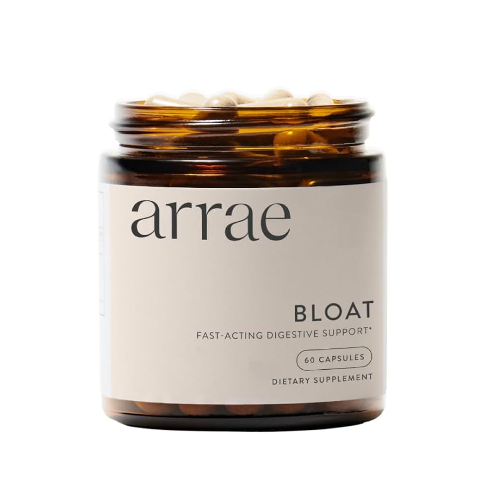 Arrae Bloat Supplement 60 Capsules - The Look and Co