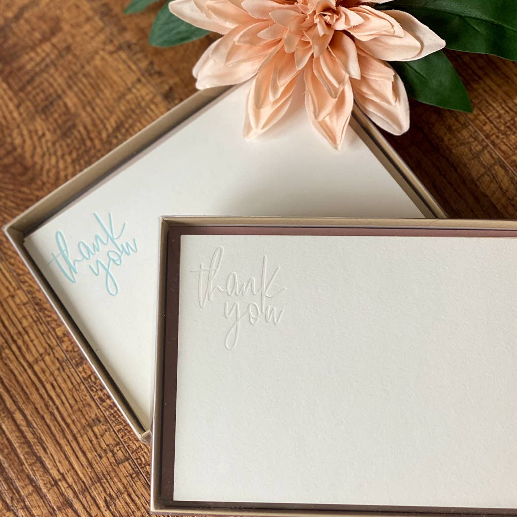 Stack Paper Press - Thank You Note Stationery Set