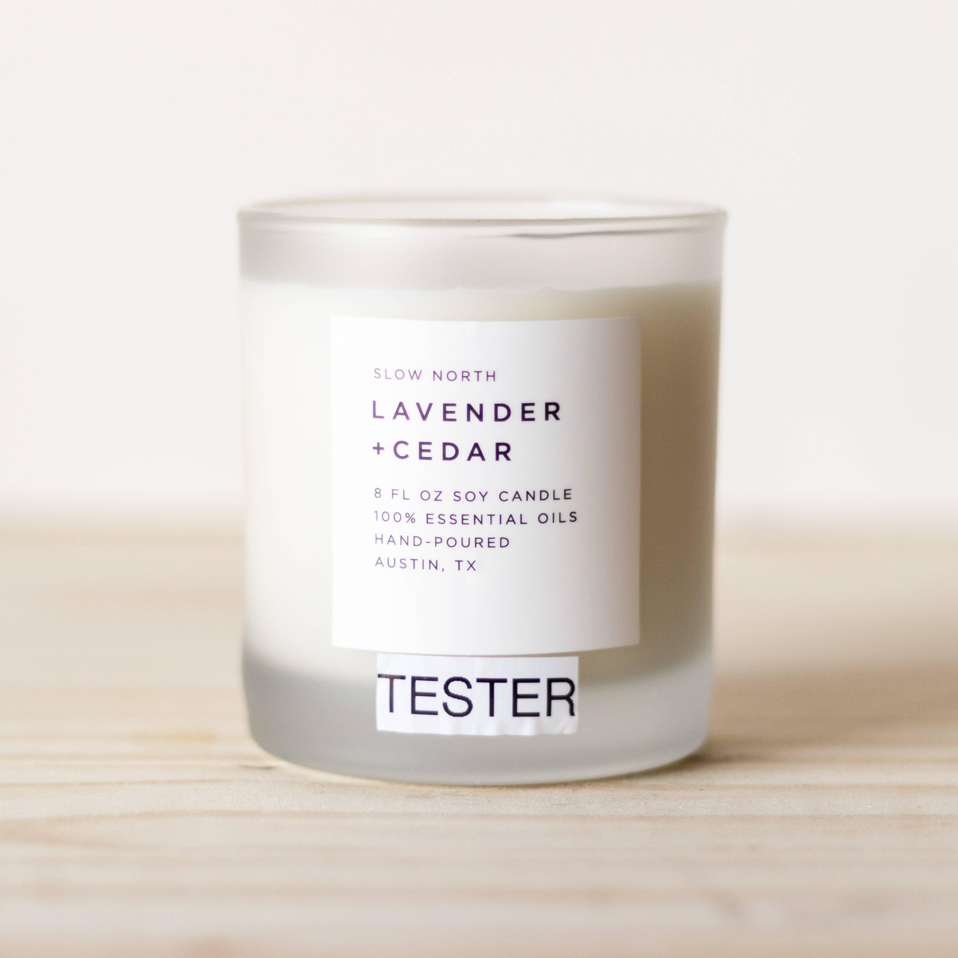 Slow North - TESTERS - 8 oz Non-Toxic Soy Candles