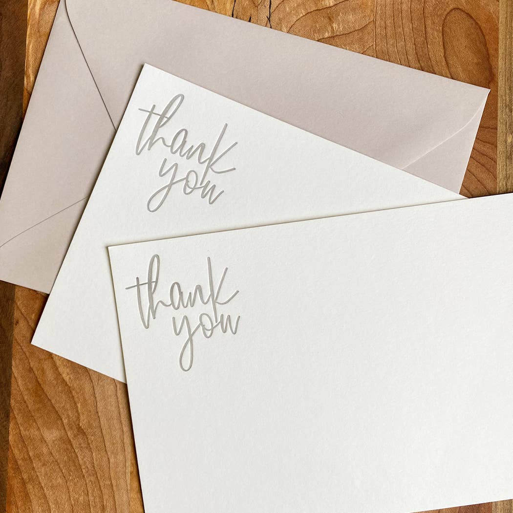 Stack Paper Press - Thank You Note Stationery Set