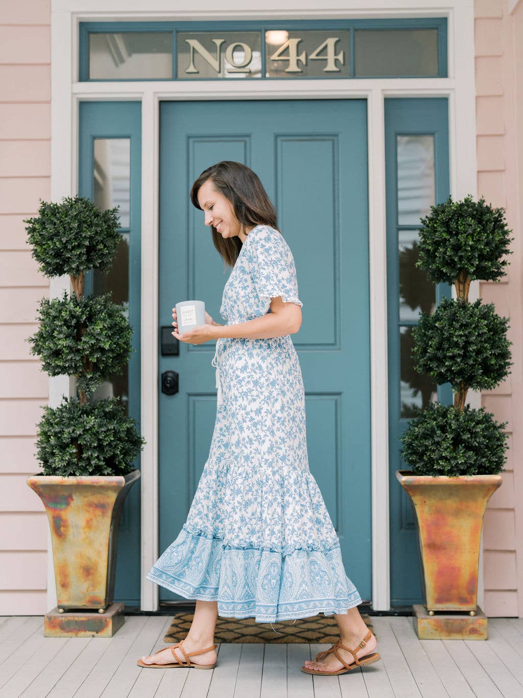 Charleston Candle Co. - Haint Blue Citronella 12 oz. Candle - The Look and Co