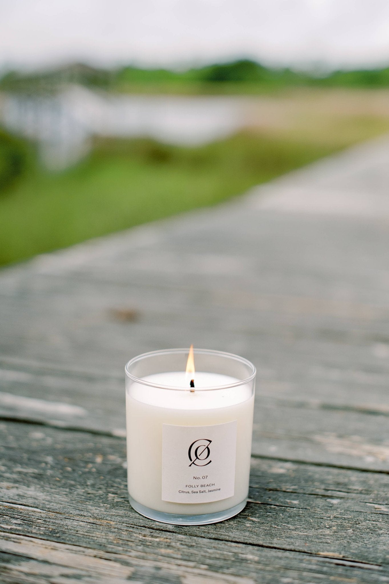 Charleston Candle Co. - No. 07 Folly Beach Soy Candle - The Look and Co