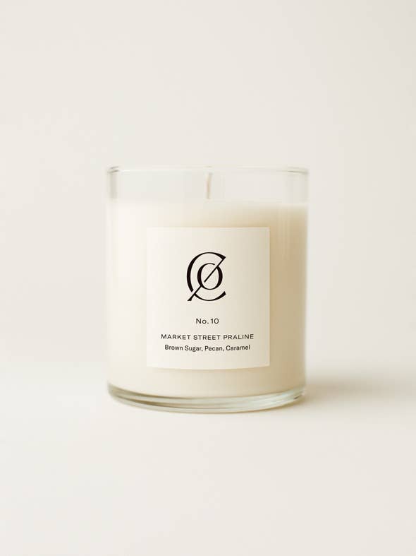 Charleston Candle Co. - No. 10 Market Street Praline Soy Candle - The Look and Co