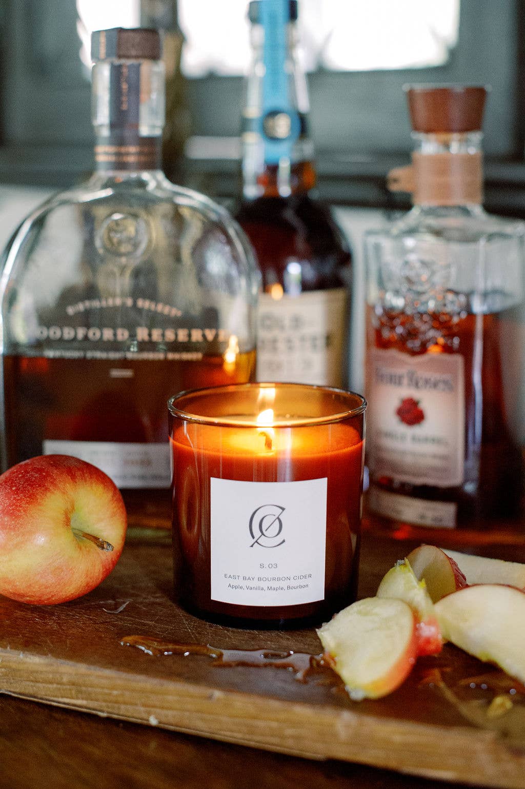 Charleston Candle Co. - S. 03 East Bay Bourbon Cider Soy Candle | Seasonal - The Look and Co