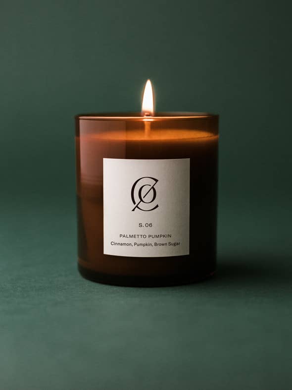 Charleston Candle Co. - S. 06 Palmetto Pumpkin Soy Candle - The Look and Co