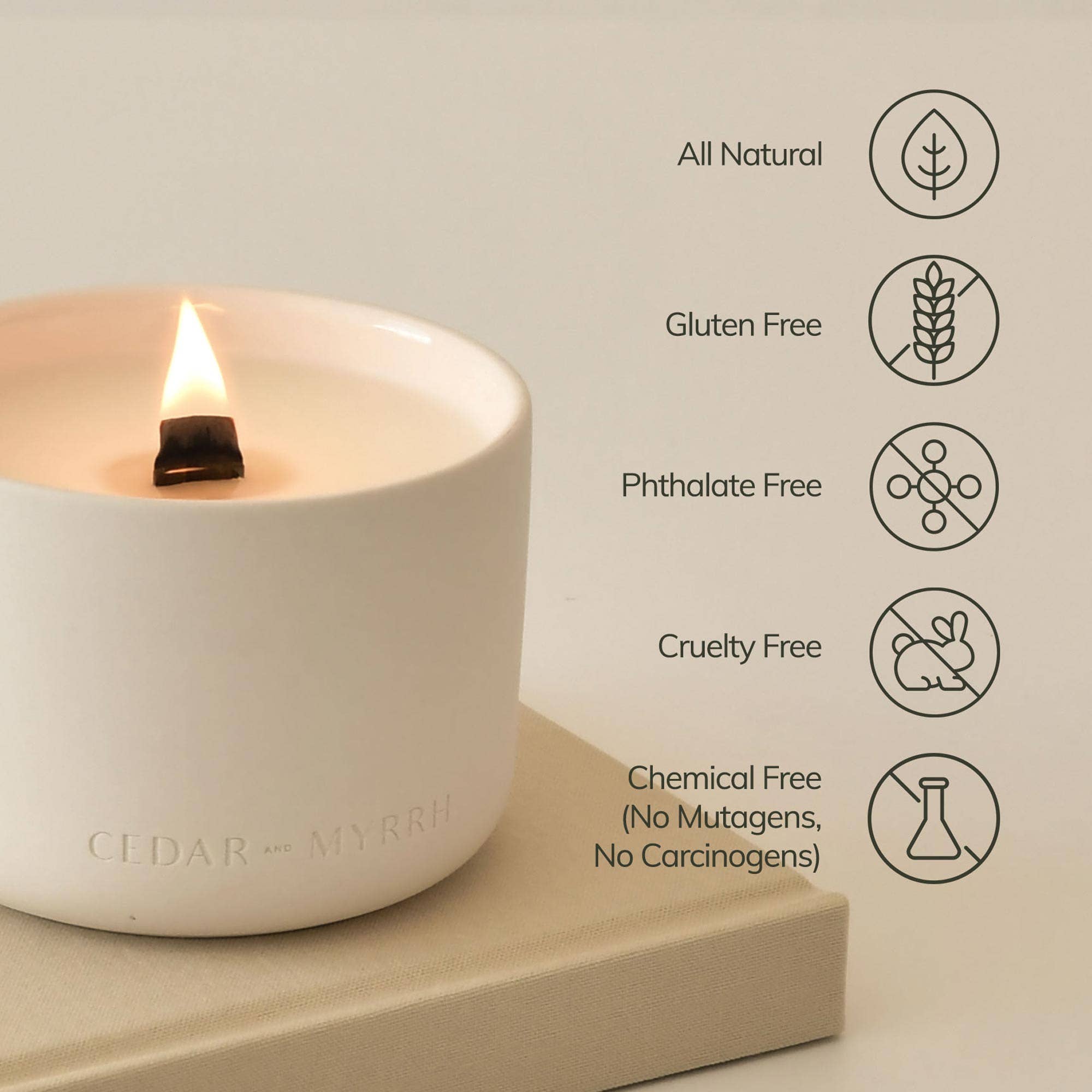 Deep Breath Wellness Candle - The Look and Co