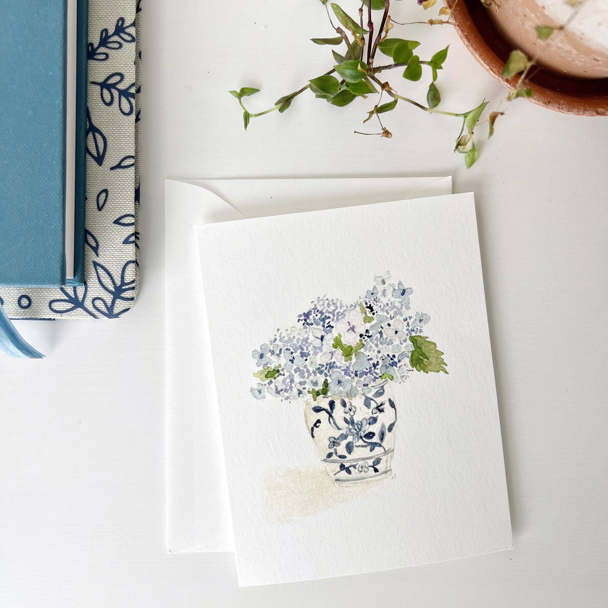 emily lex studio - Hydrangea bouquet notecards - The Look and Co