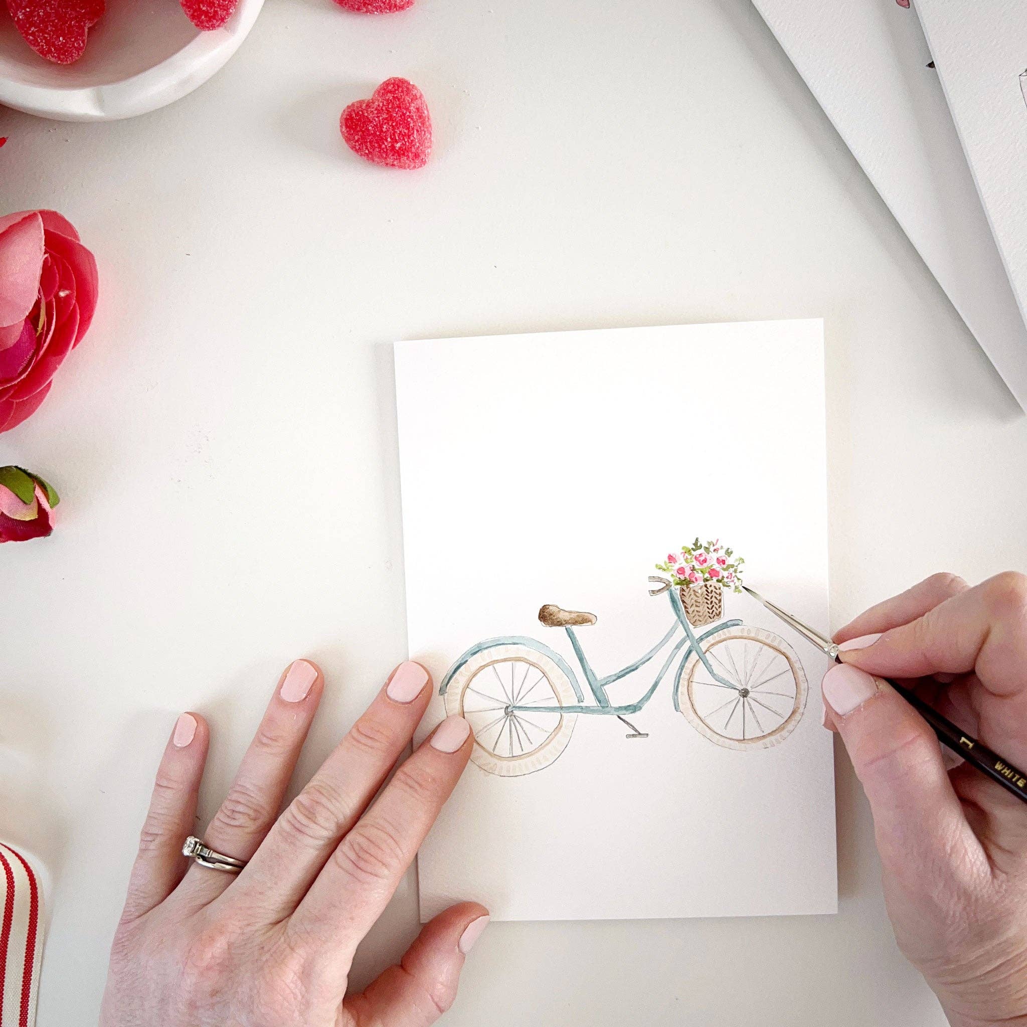emily lex studio - Love sweet love paintable notecard - The Look and Co