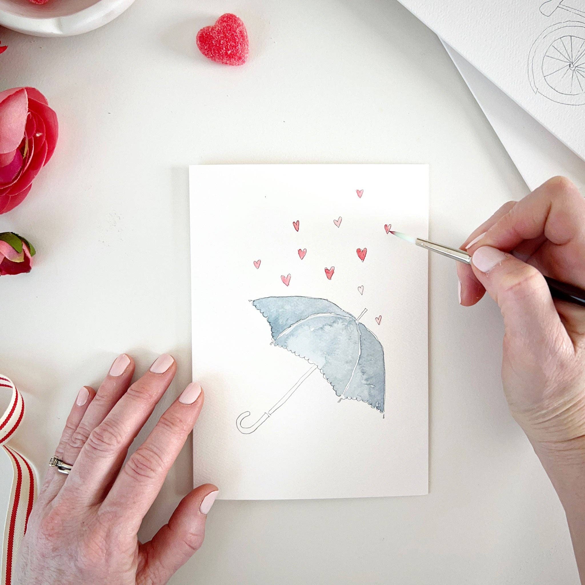 emily lex studio - Love sweet love paintable notecard - The Look and Co