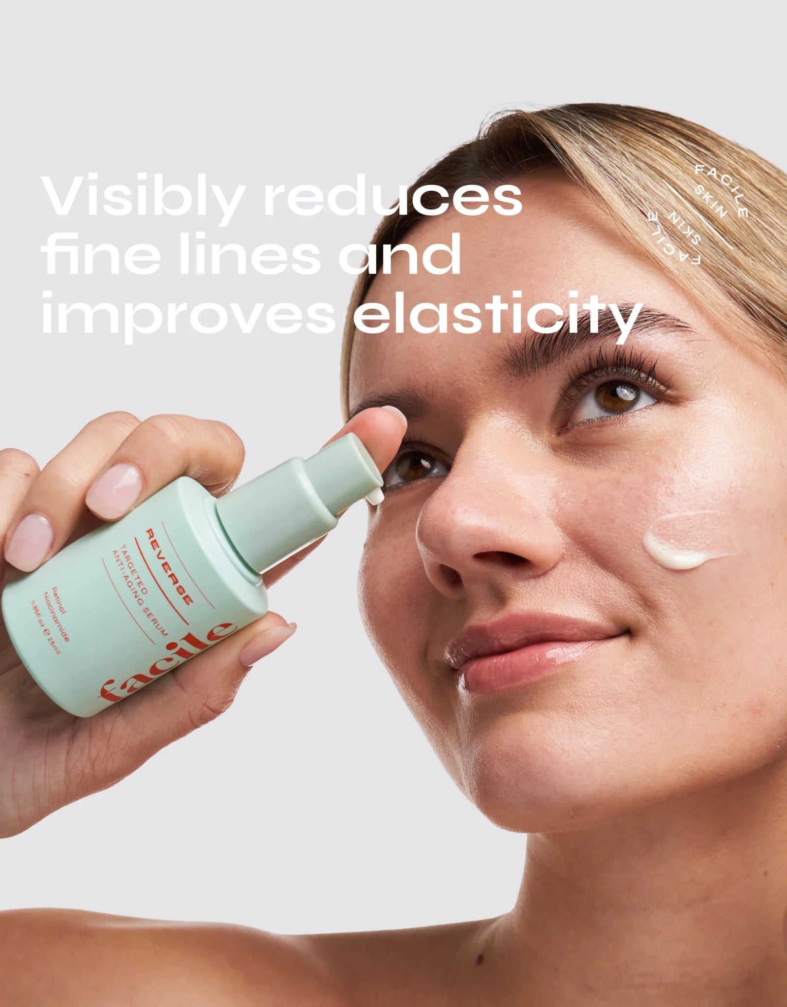 Facile Reverse 0.2% Retinol Firming Serum for Fine Lines & Wrinkles - The Look and Co