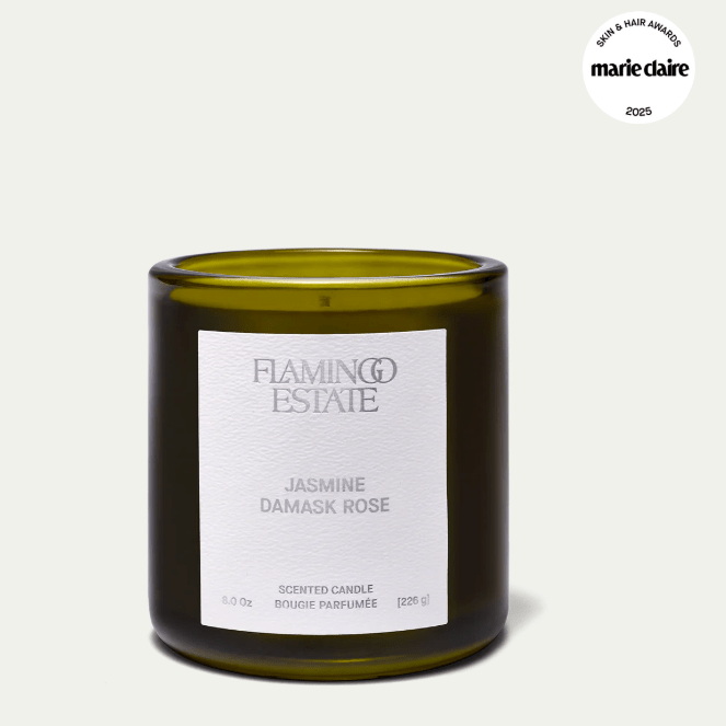 Flamingo Estates - Jasmine Damask Rose Candle - The Look and Co