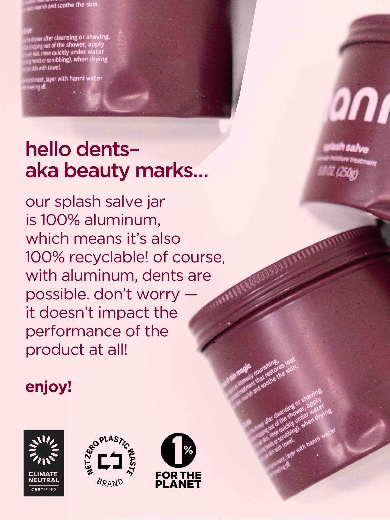 Hanni - Splash salve - in - shower moisturizer - The Look and Co