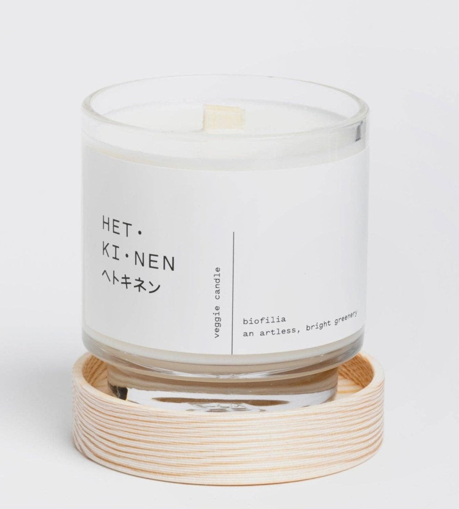 Hetkinen - Veggie candle biofilia round - The Look and Co