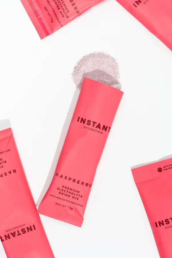 Instant Hydration - Premium Electrolyte Drink Mix: Raspberry - The Look and Co