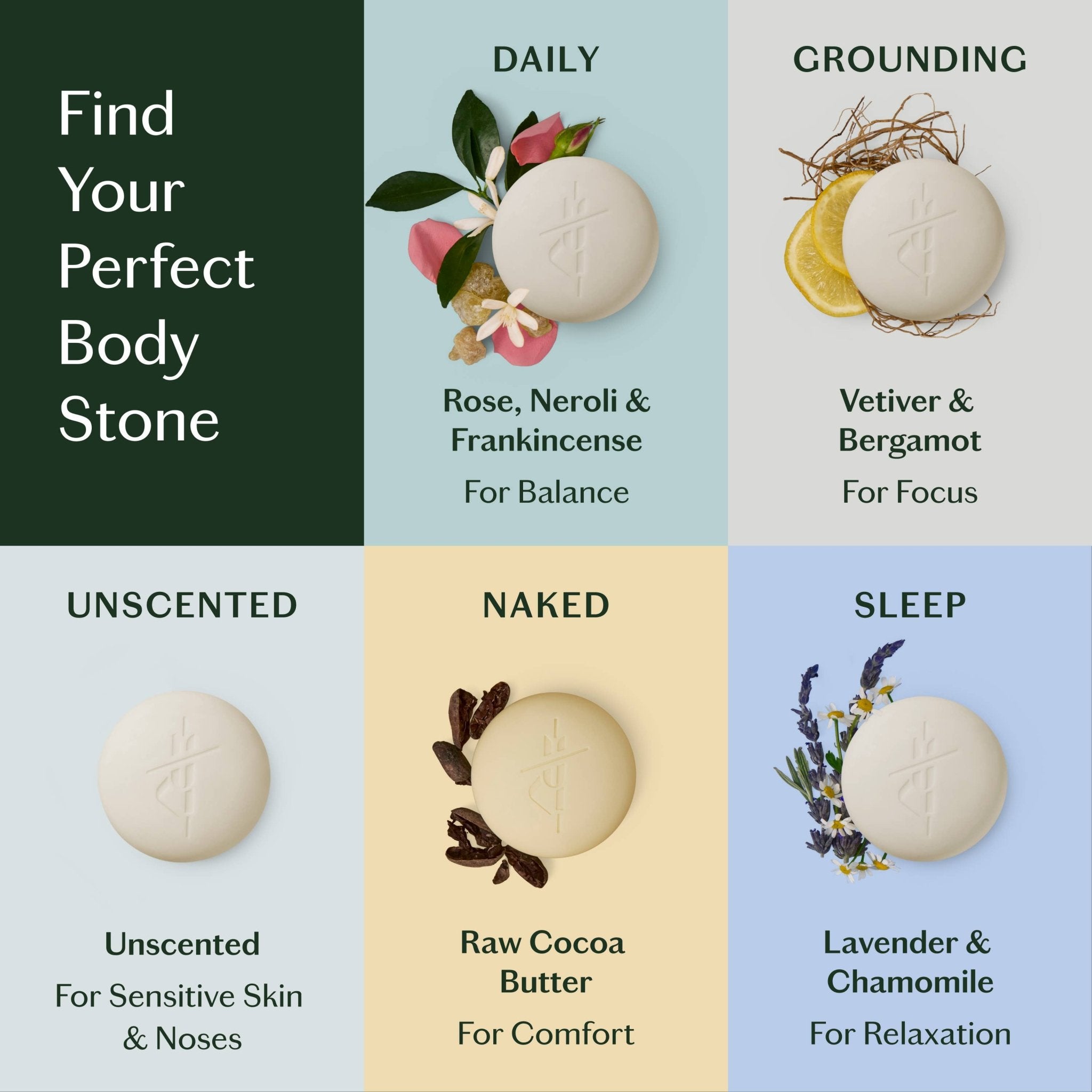 Kate McLeod - Daily Stone | Deep Moisturizing Lotion Bar - The Look and Co