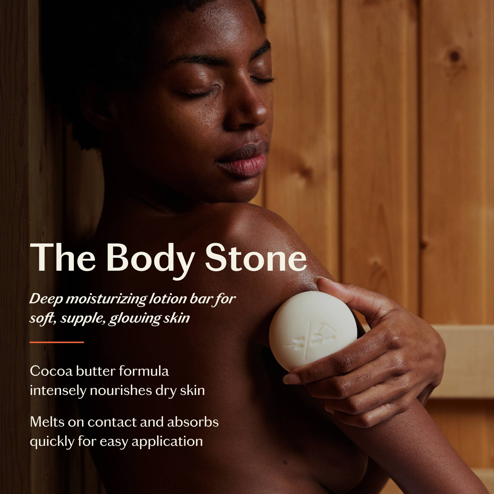 Kate McLeod - Naked Stone | Deep Moisturizing Lotion Bar - The Look and Co