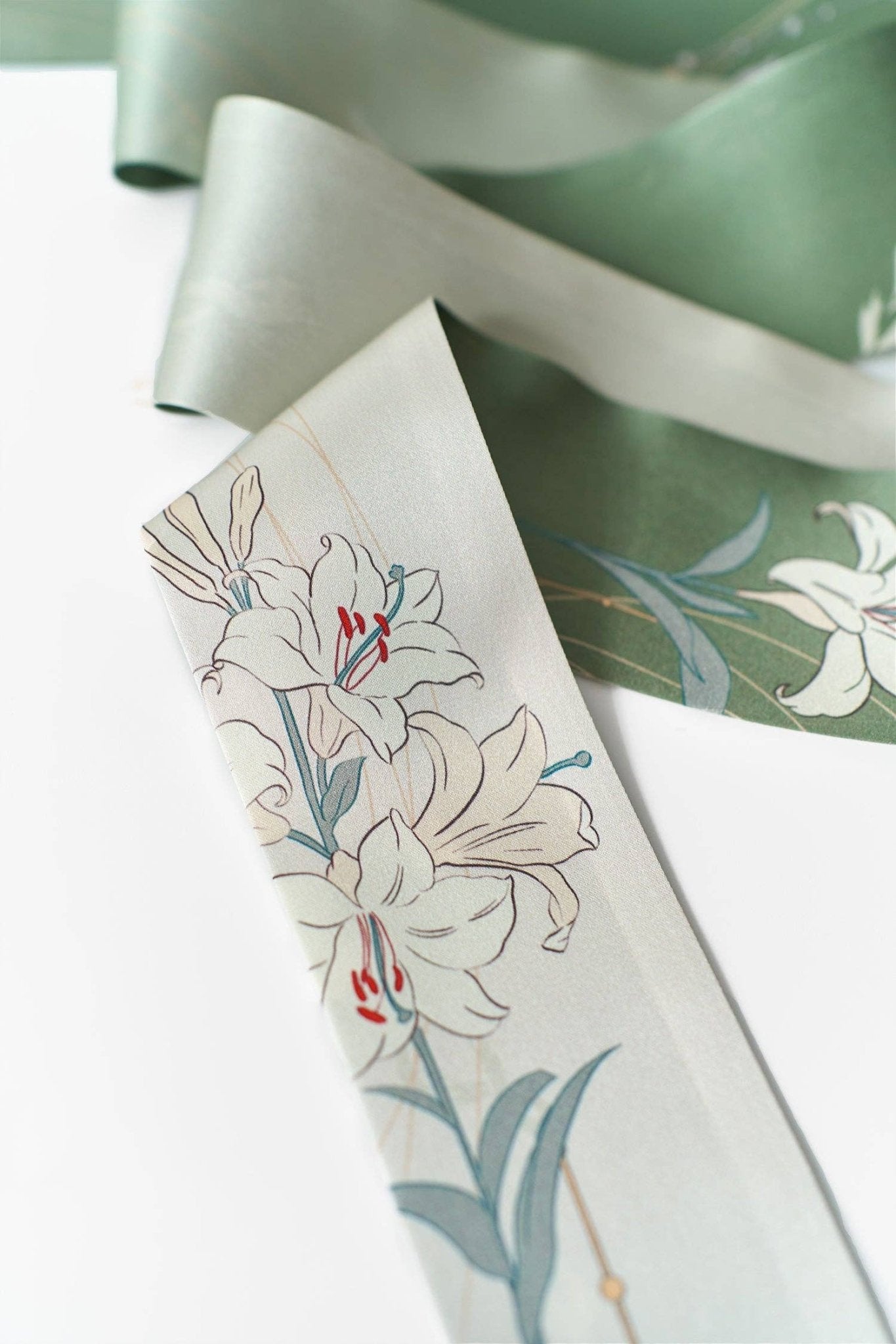 Lost Pattern NYC - “Lily” Silk Twilly Scarf - The Look and Co
