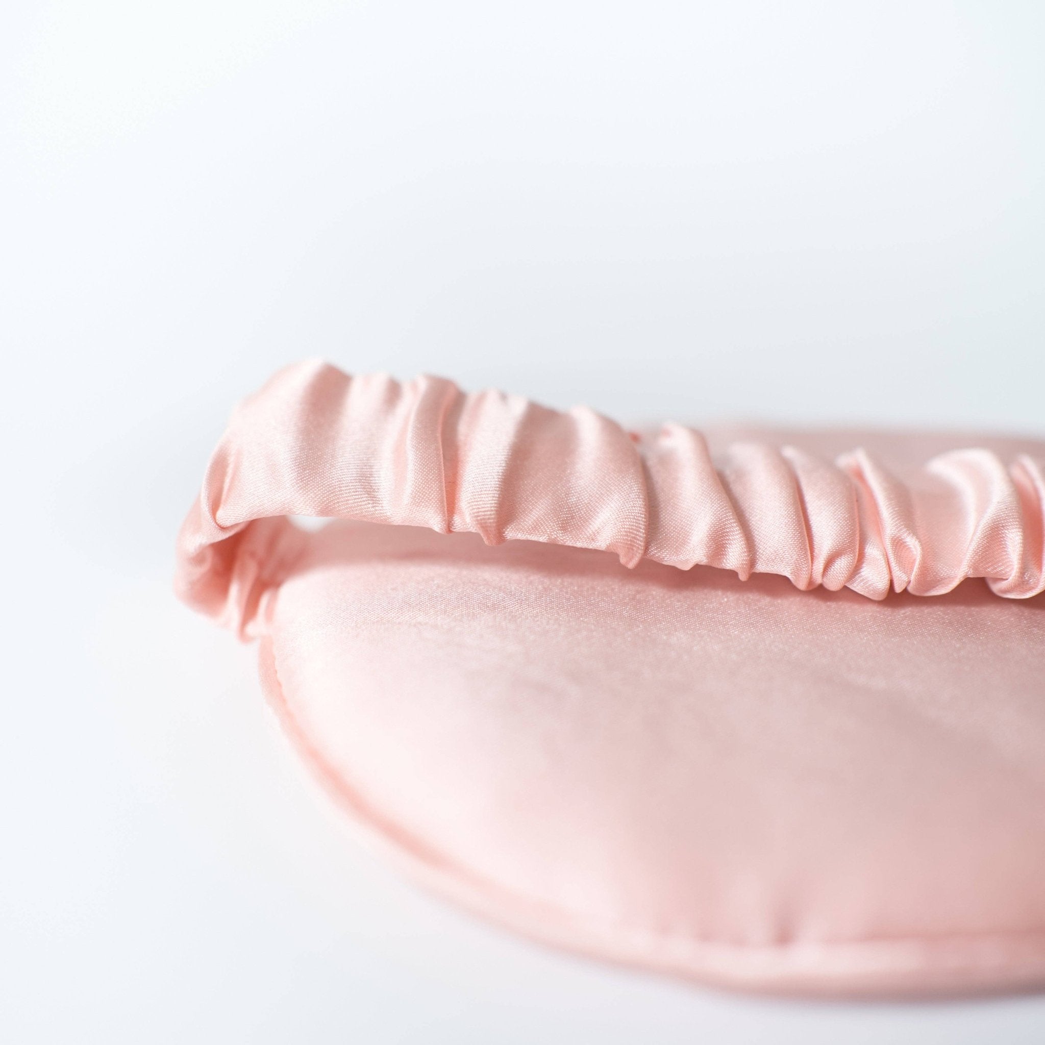 Lost Pattern NYC - “Love Heart” Silk Sleep Eye Mask - Pink - The Look and Co