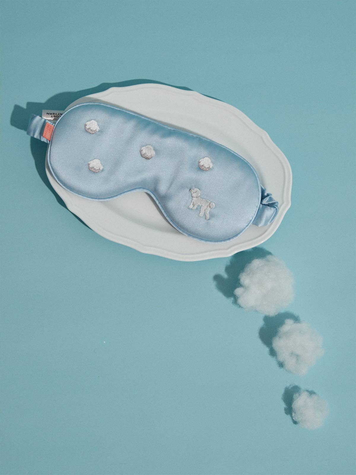 Lost Pattern NYC - "Pan Pan" Silk Sleep Eye Mask - The Look and Co