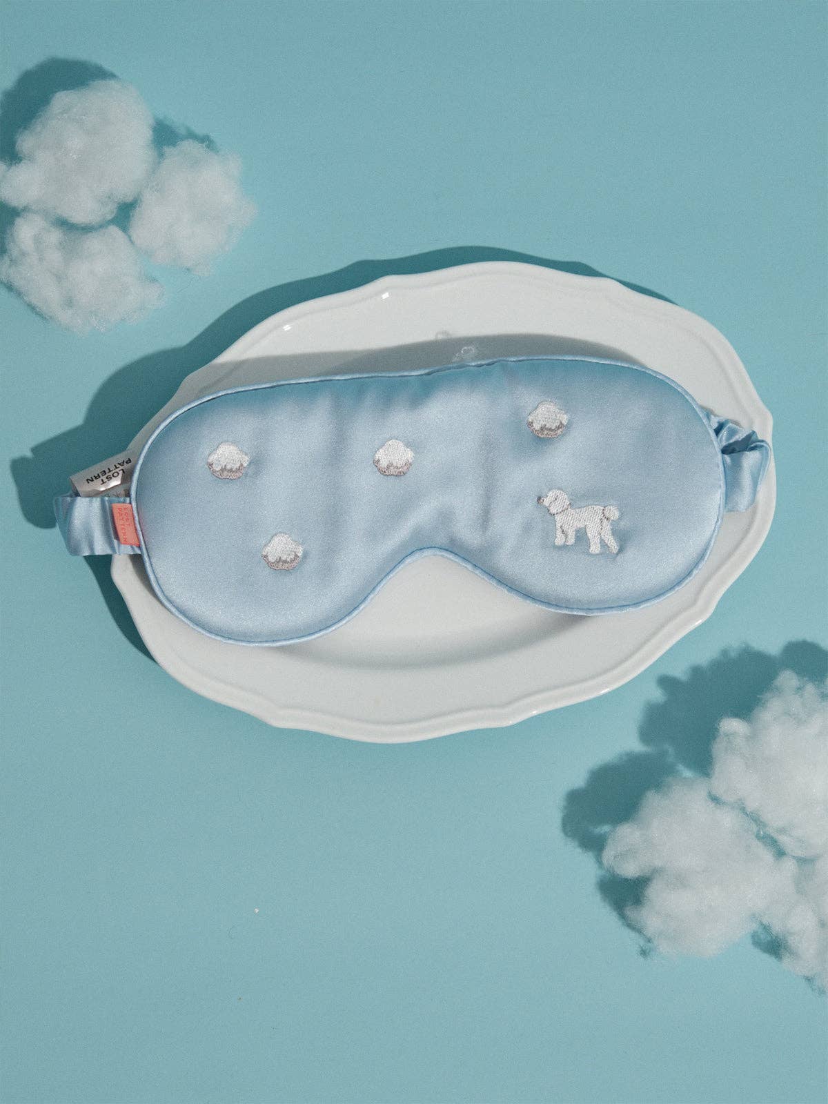 Lost Pattern NYC - "Pan Pan" Silk Sleep Eye Mask - The Look and Co