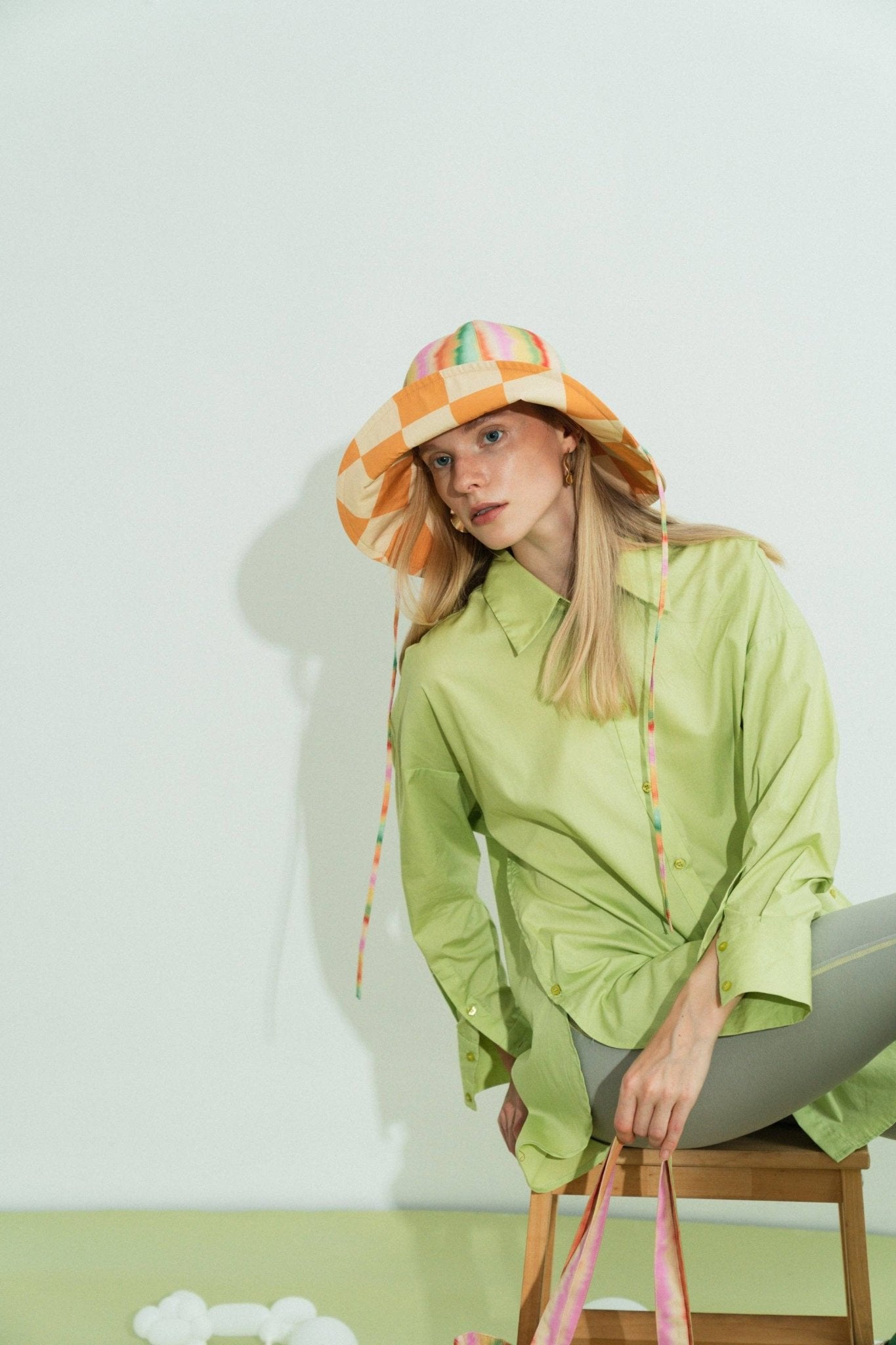 Lost Pattern NYC - Reversible Summer Hat - Rainbow - The Look and Co
