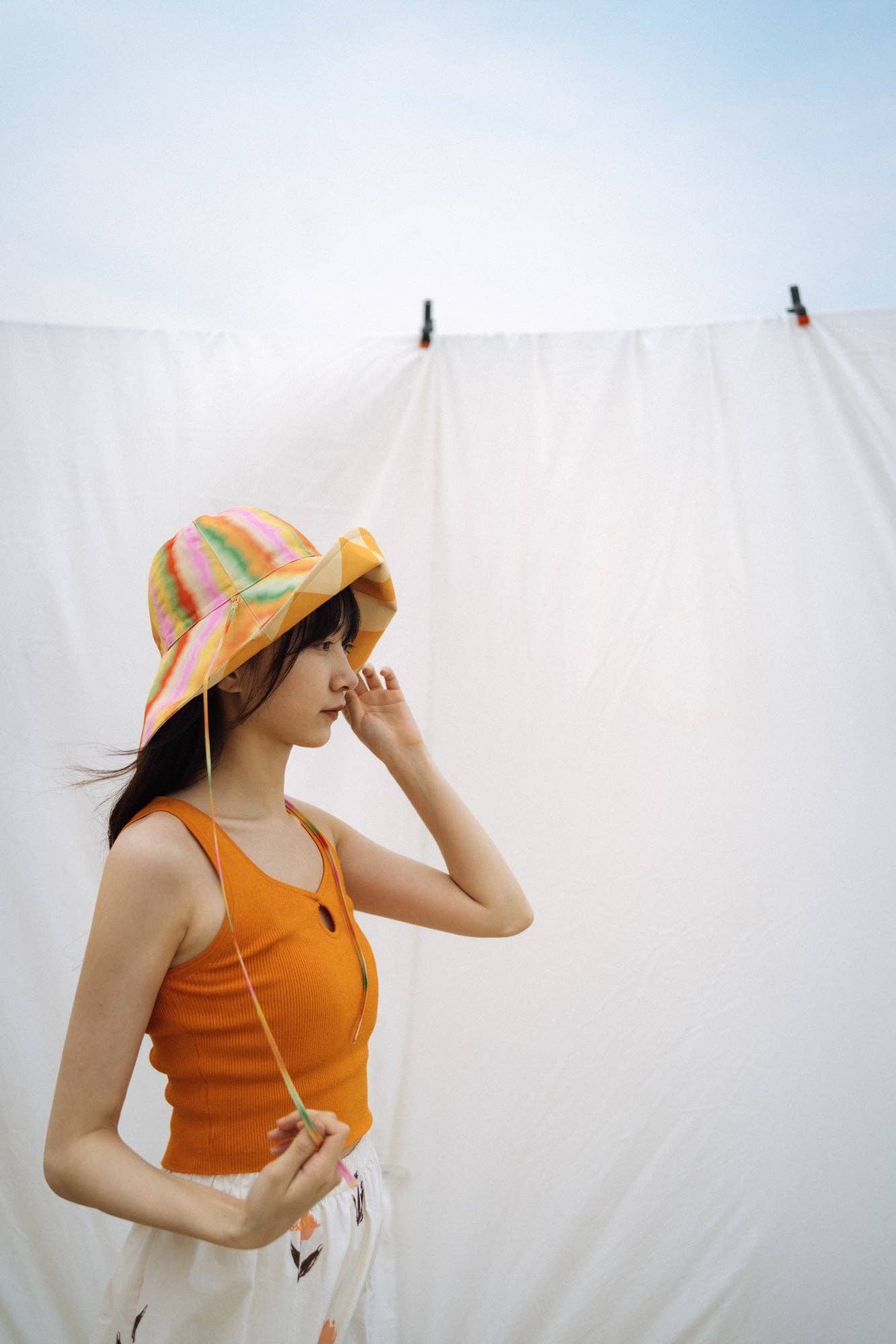 Lost Pattern NYC - Reversible Summer Hat - Rainbow - The Look and Co