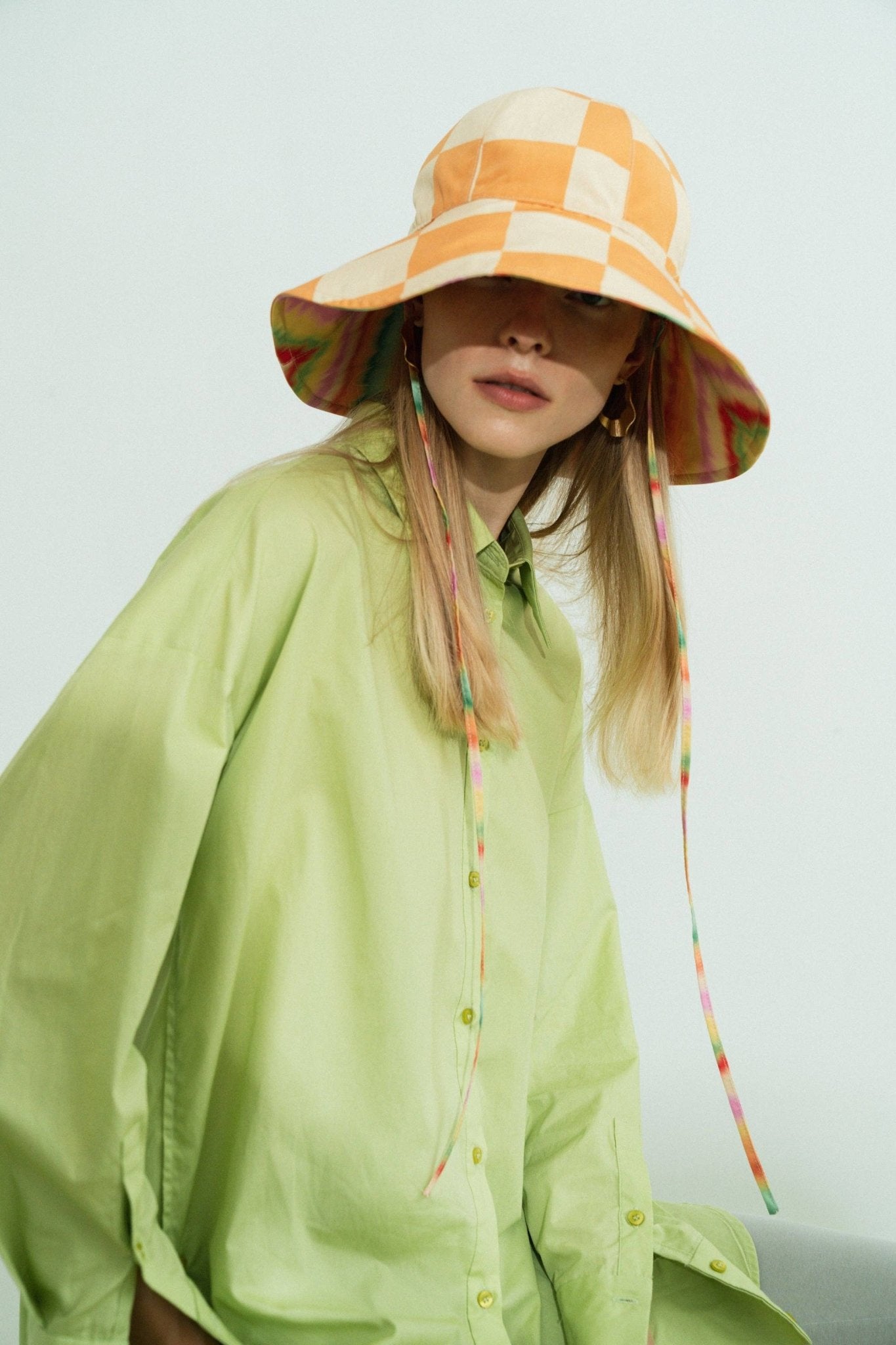 Lost Pattern NYC - Reversible Summer Hat - Rainbow - The Look and Co