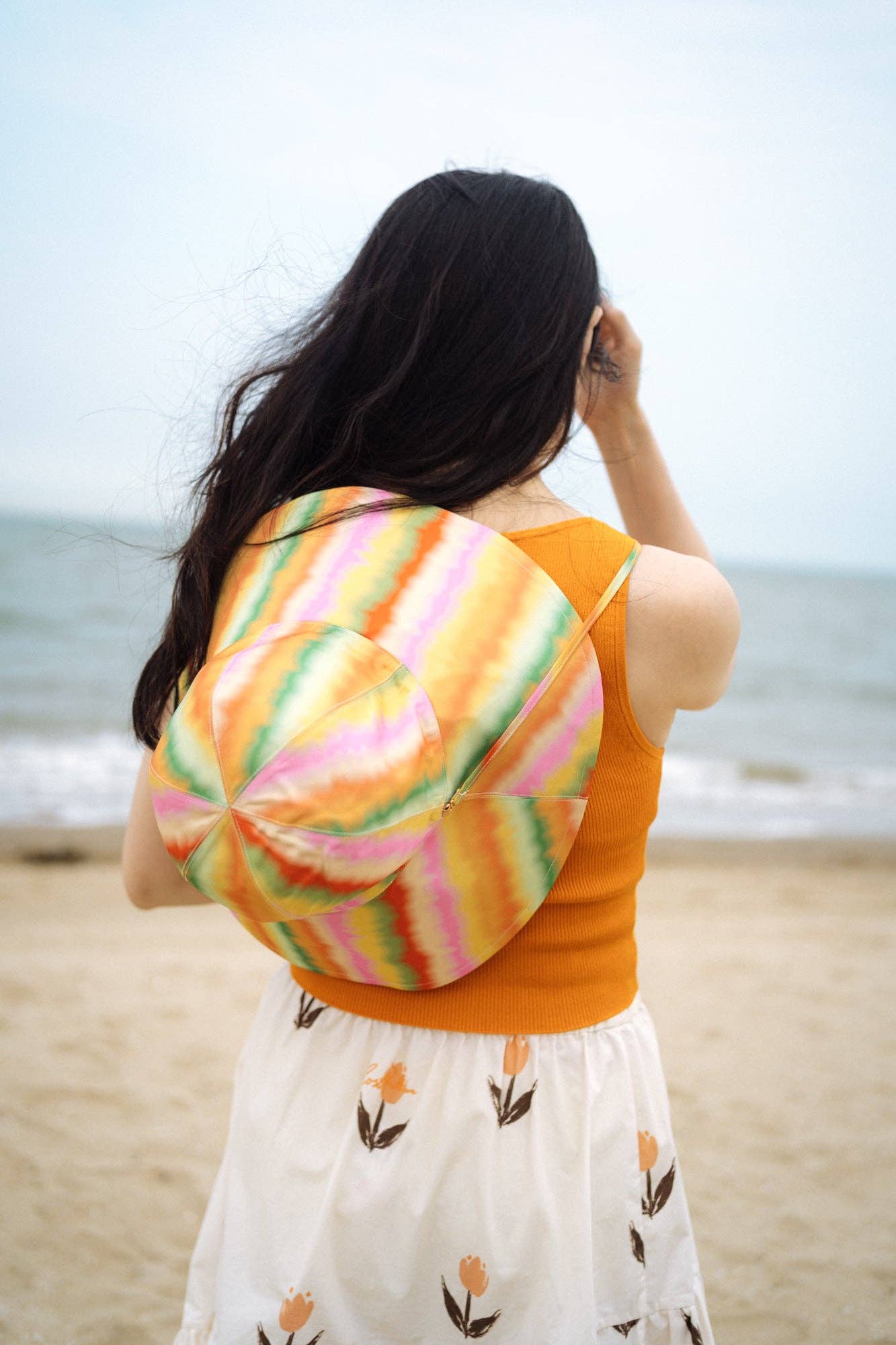Lost Pattern NYC - Reversible Summer Hat - Rainbow - The Look and Co