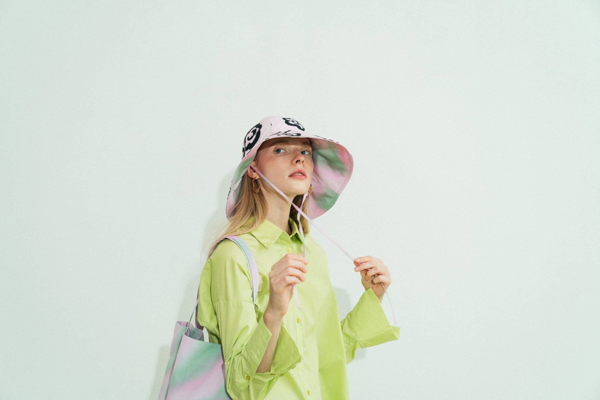 Lost Pattern NYC - Reversible Sun Hat - Pink - The Look and Co