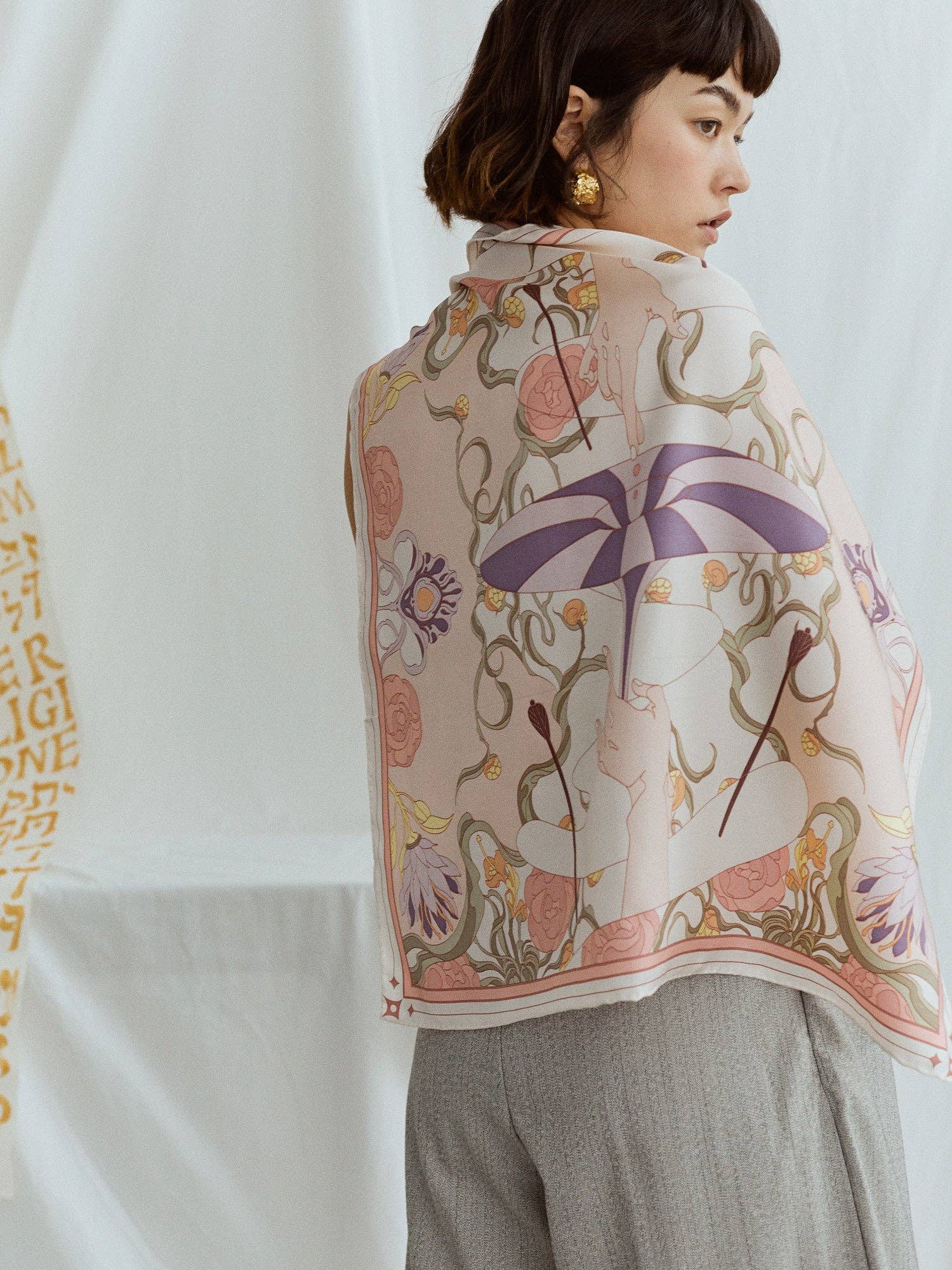 Lost Pattern NYC - "The Dreamer" Bandana Silk Scarf - The Look and Co