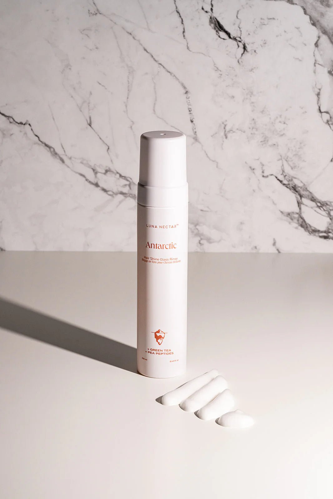 Luna Nectar Antarctic ACV Hair Shine Glass Rinse - The Look and Co