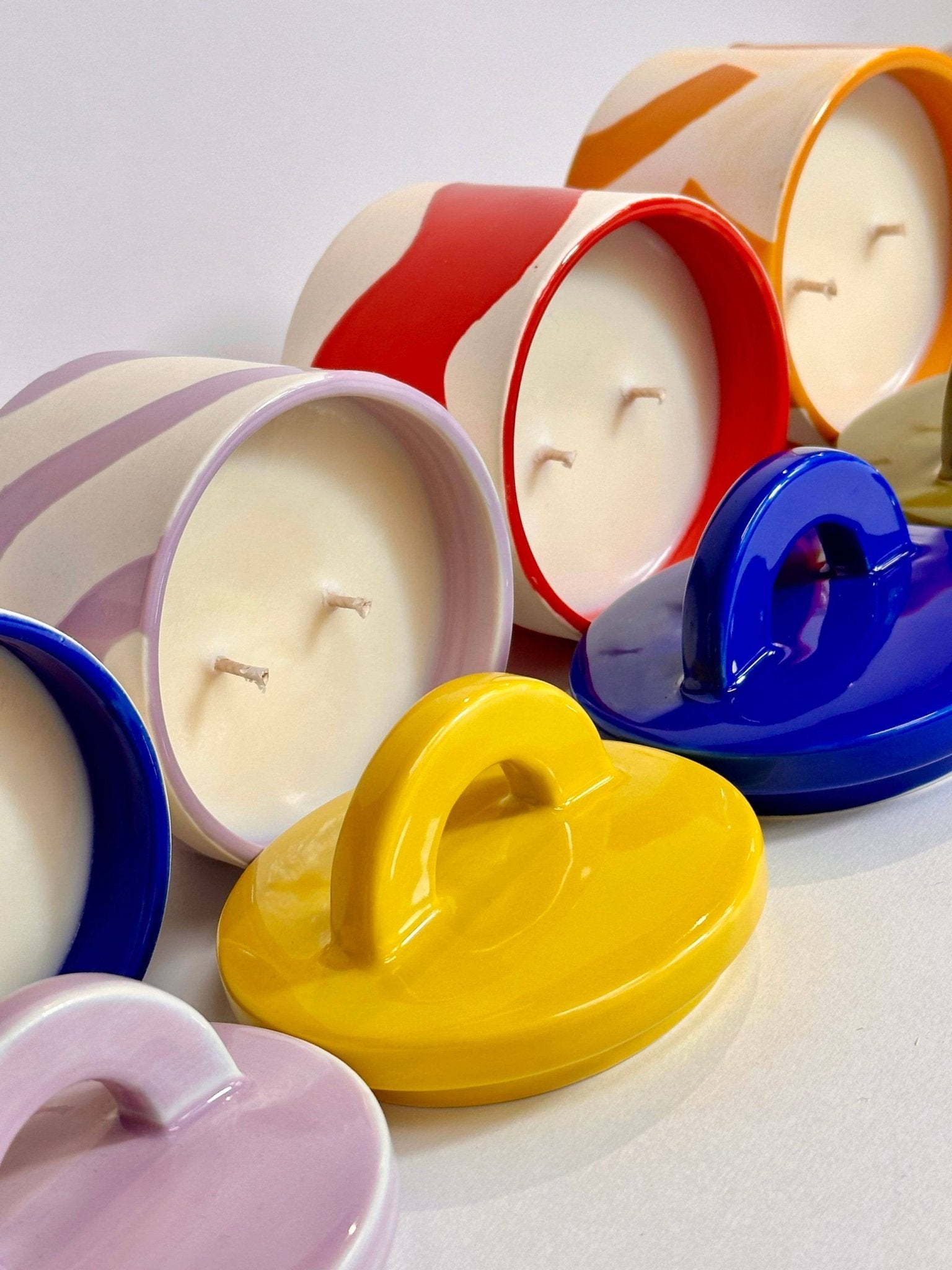 MÆGEN - Pablo Pots Candle - Water Lotus & Rose - The Look and Co