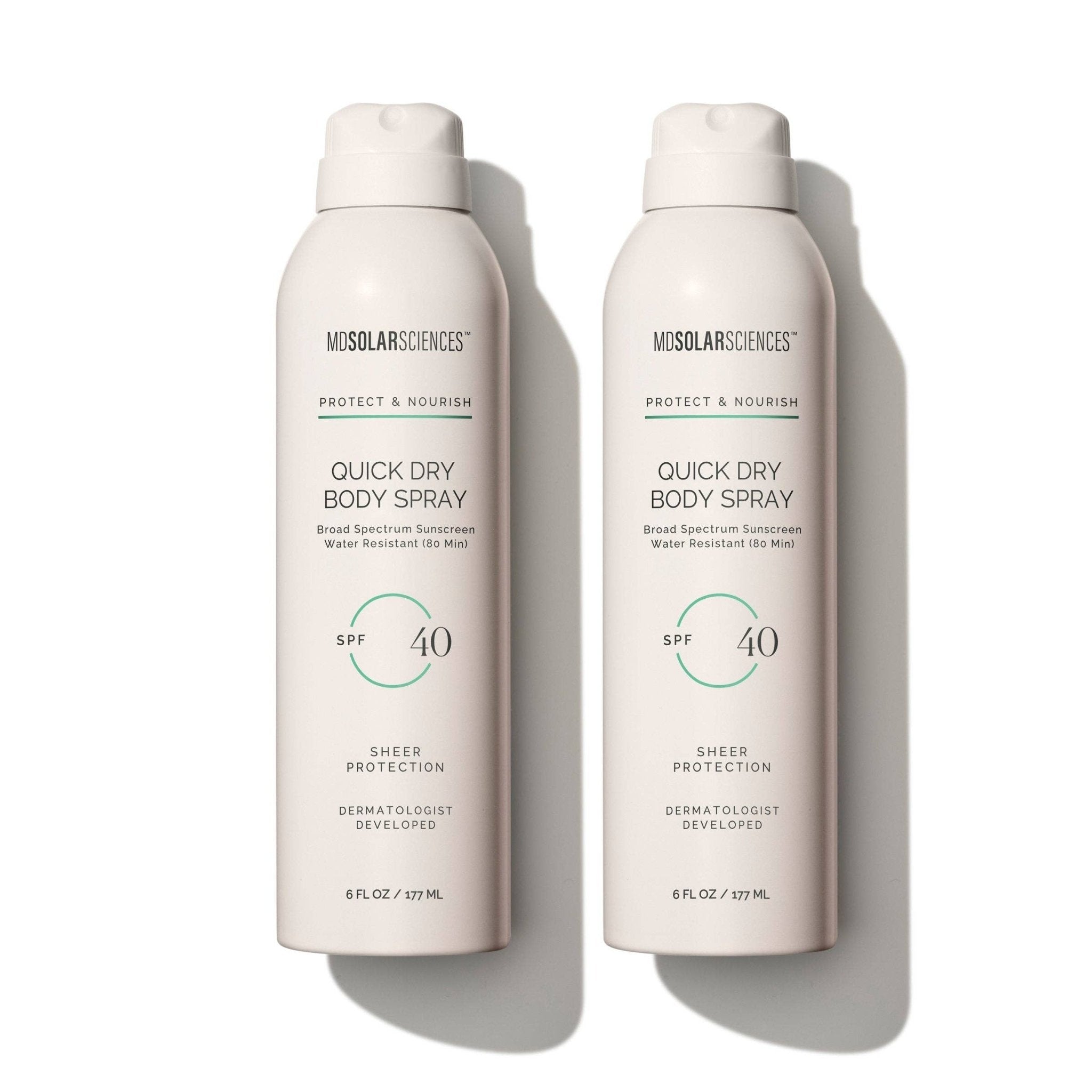MDSolarSciences - Quick Dry Body Spray SPF 40 Duo - The Look and Co