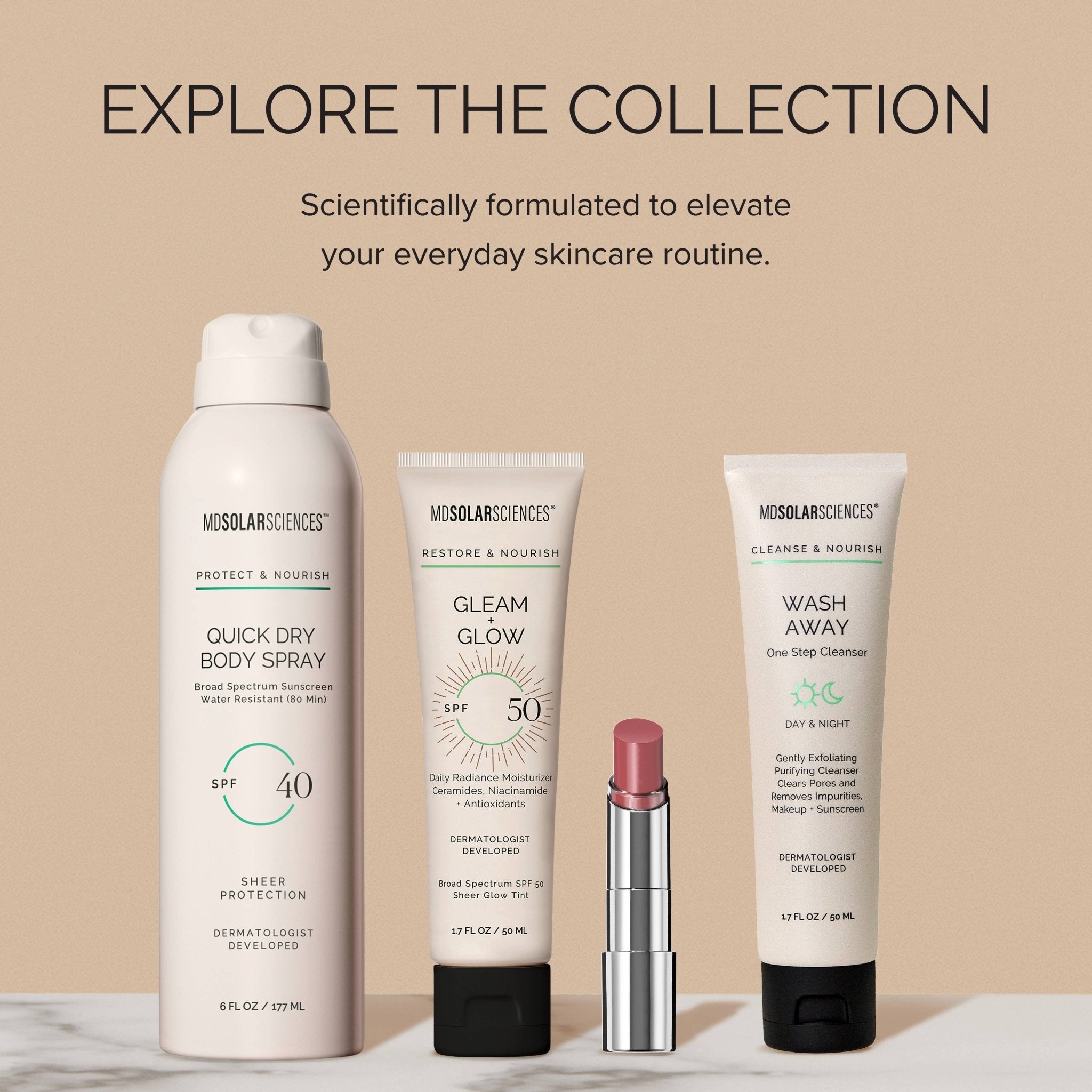 MDSolarSciences - Quick Dry Body Spray SPF 40 Duo - The Look and Co
