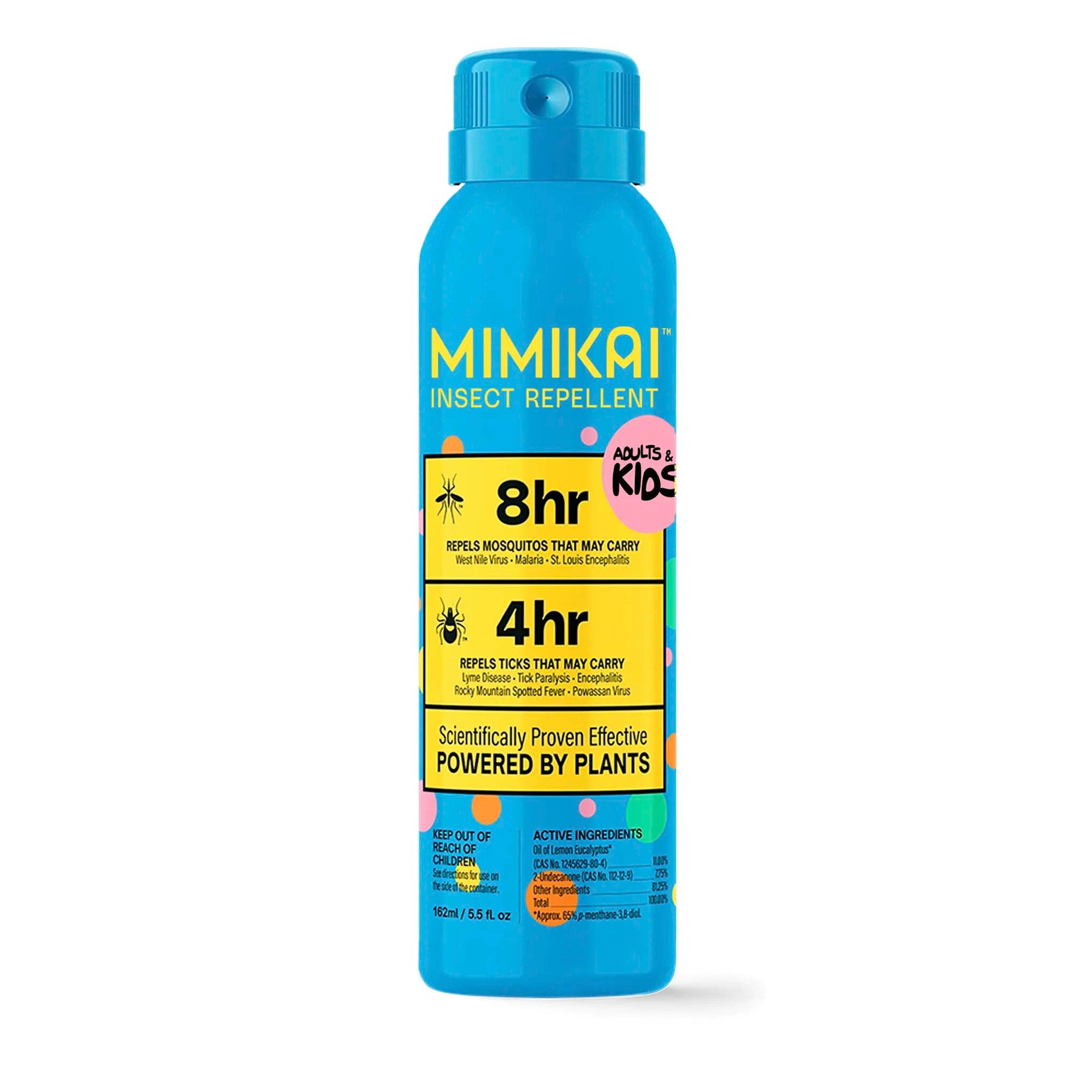 Mimikai Bug Spray - Kids DEET - Free Naturally Derived Mosquito & Tick Bug Spray Mist 5.5oz - The Look and Co