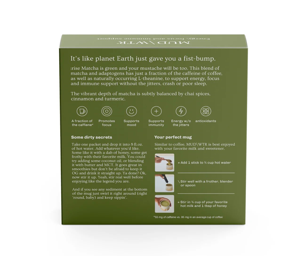 Mud\wtr Matcha Stick Packs - The Look and Co