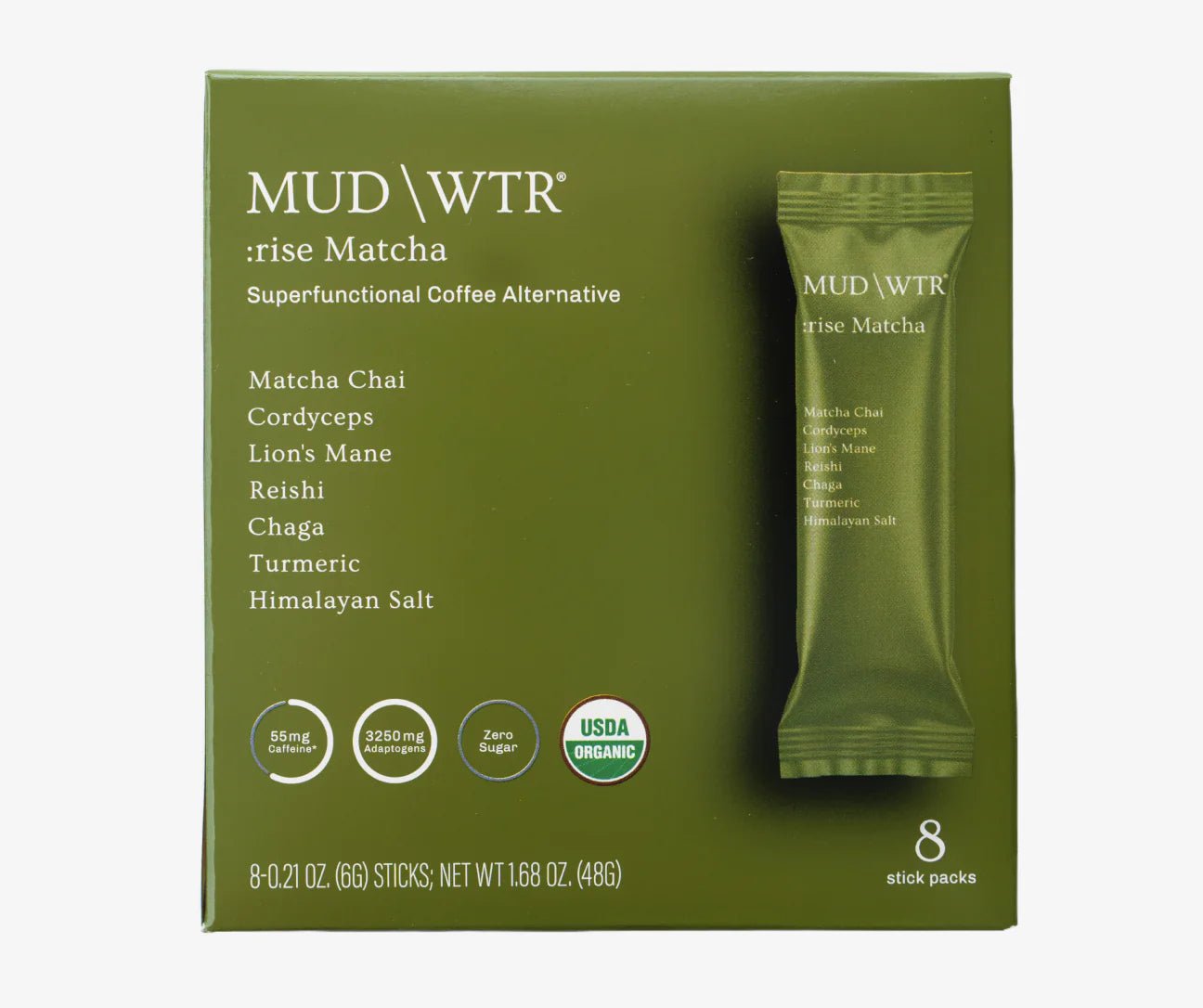Mud\wtr Matcha Stick Packs - The Look and Co