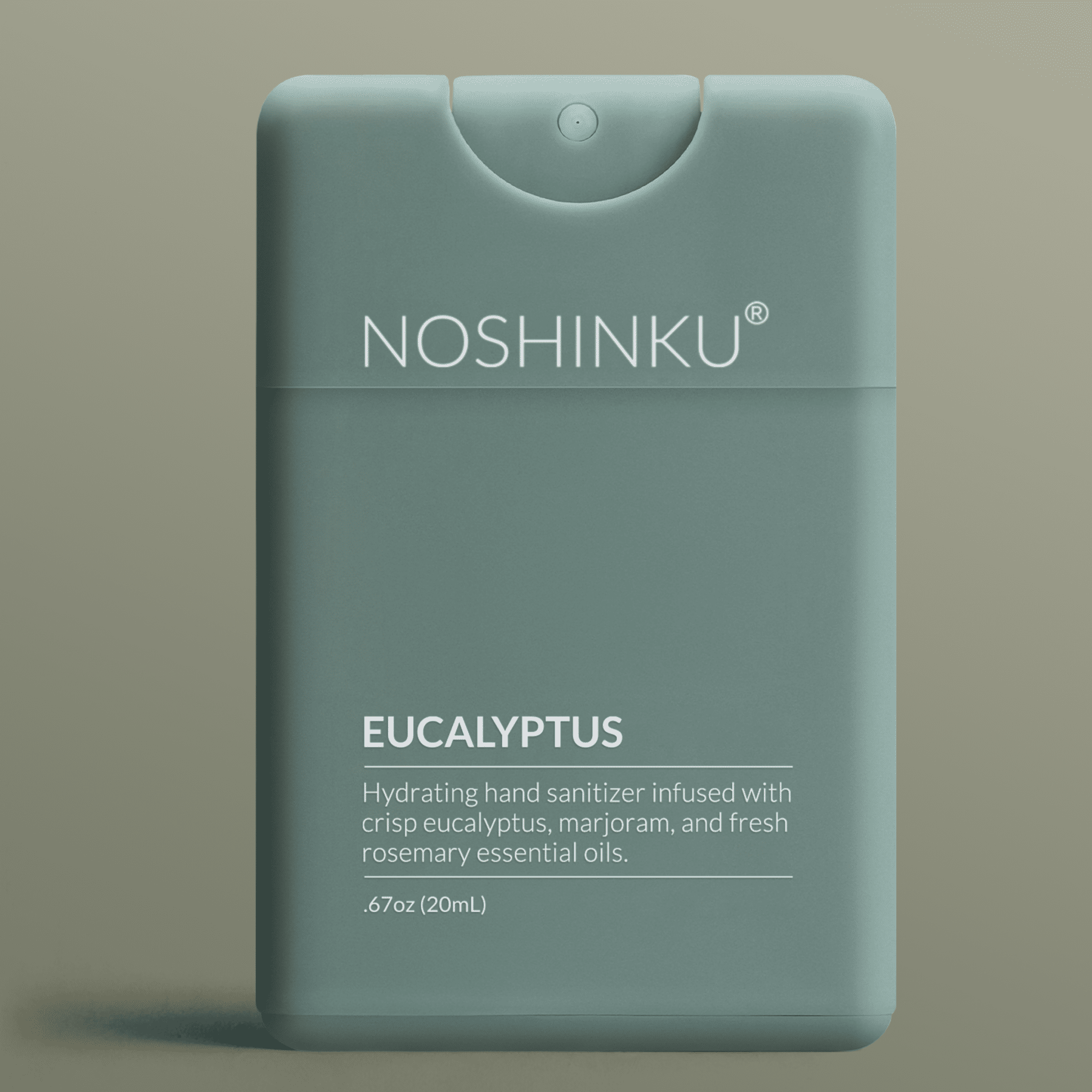 Noshinku - REFILLABLE Eucalyptus Moisturizing Pocket Hand Sanitizer - The Look and Co