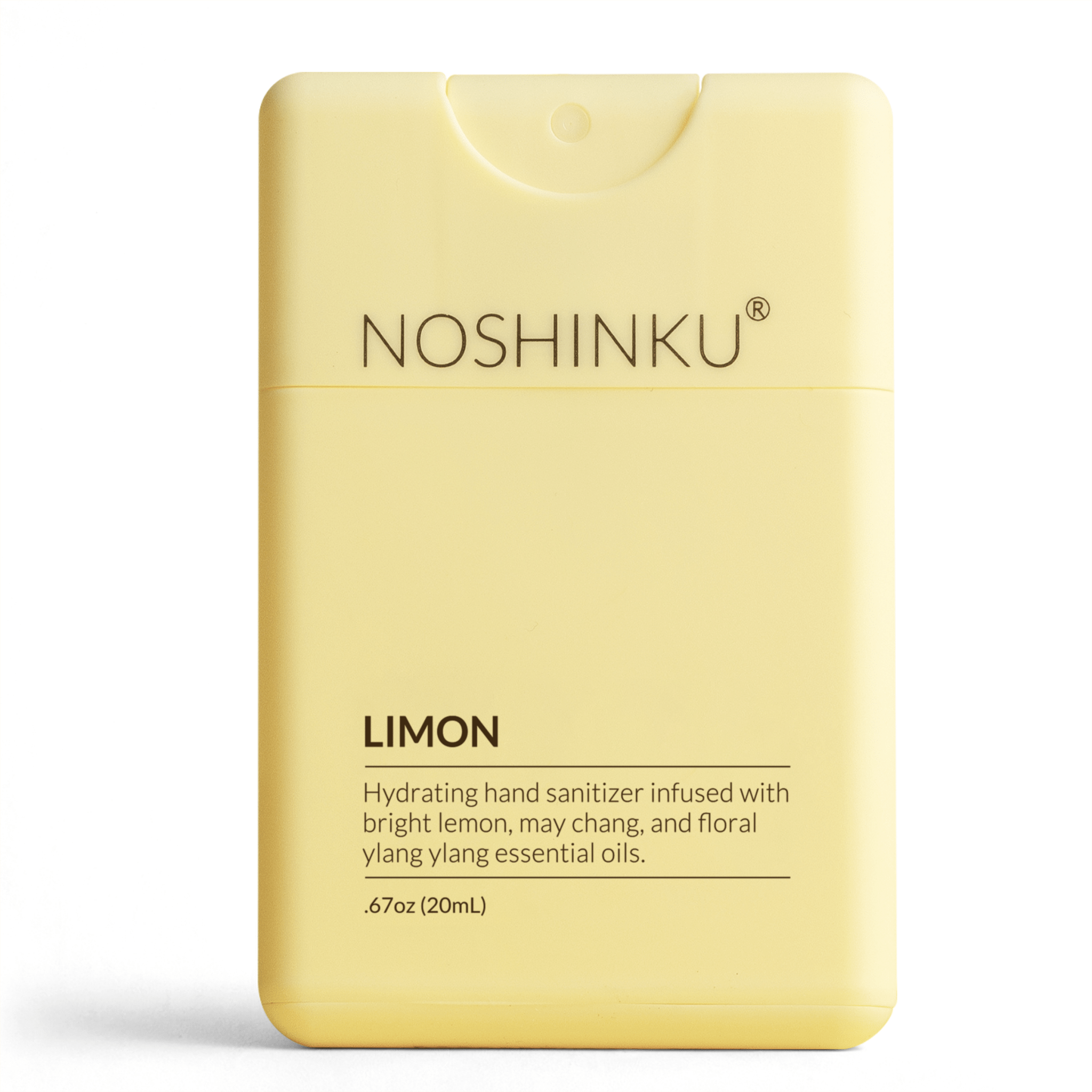 Noshinku - Refillable Lemon Ylang - Ylang Moisturizing Pocket Sanitizer - The Look and Co