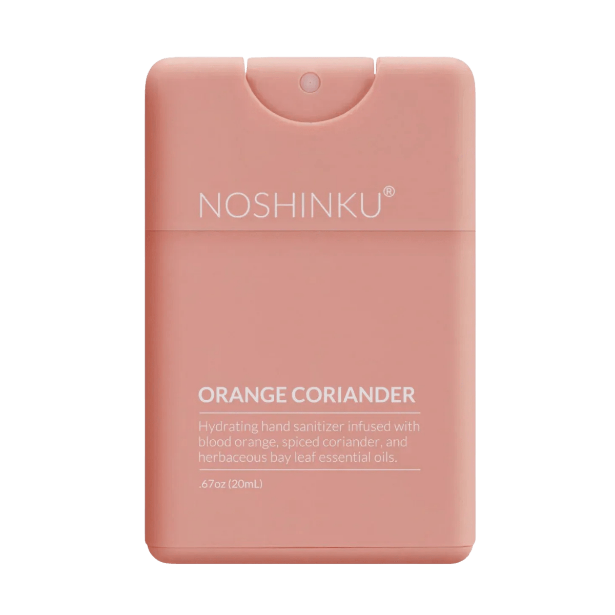 Noshinku - Refillable Orange - Coriander Hydrating Pocket Hand Sanitizer - The Look and Co