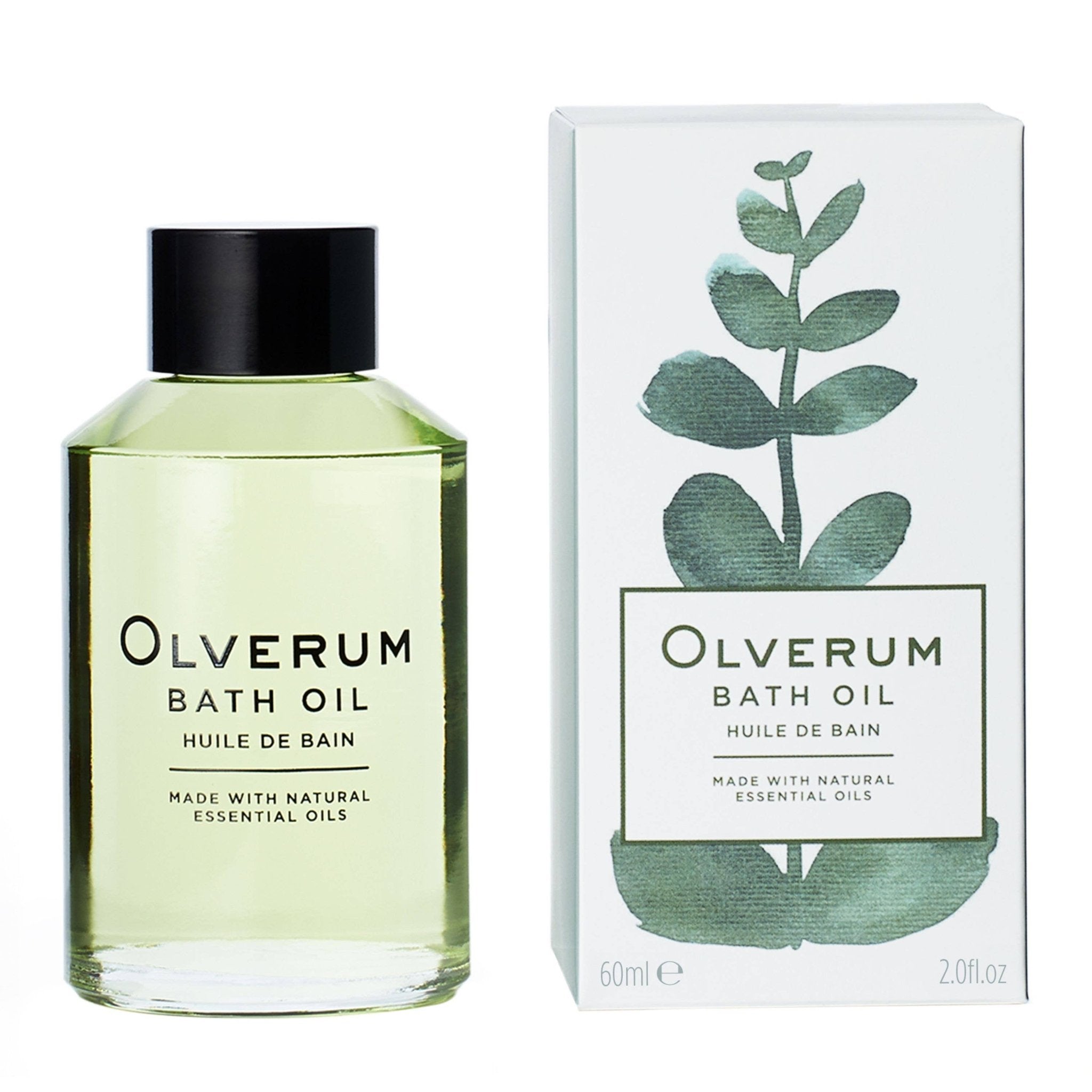 Olverum - Home Spa Bath Oil, promoting restful sleep - 2.0 fl.oz - The Look and Co