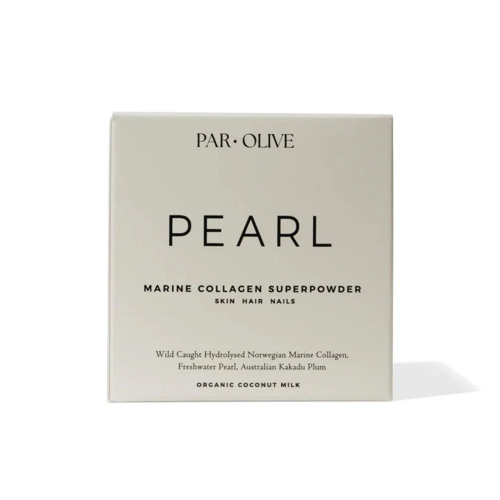 Par Olive PEARL Marine Collagen Superpowder (Organic Coconut) Travel Set - The Look and Co